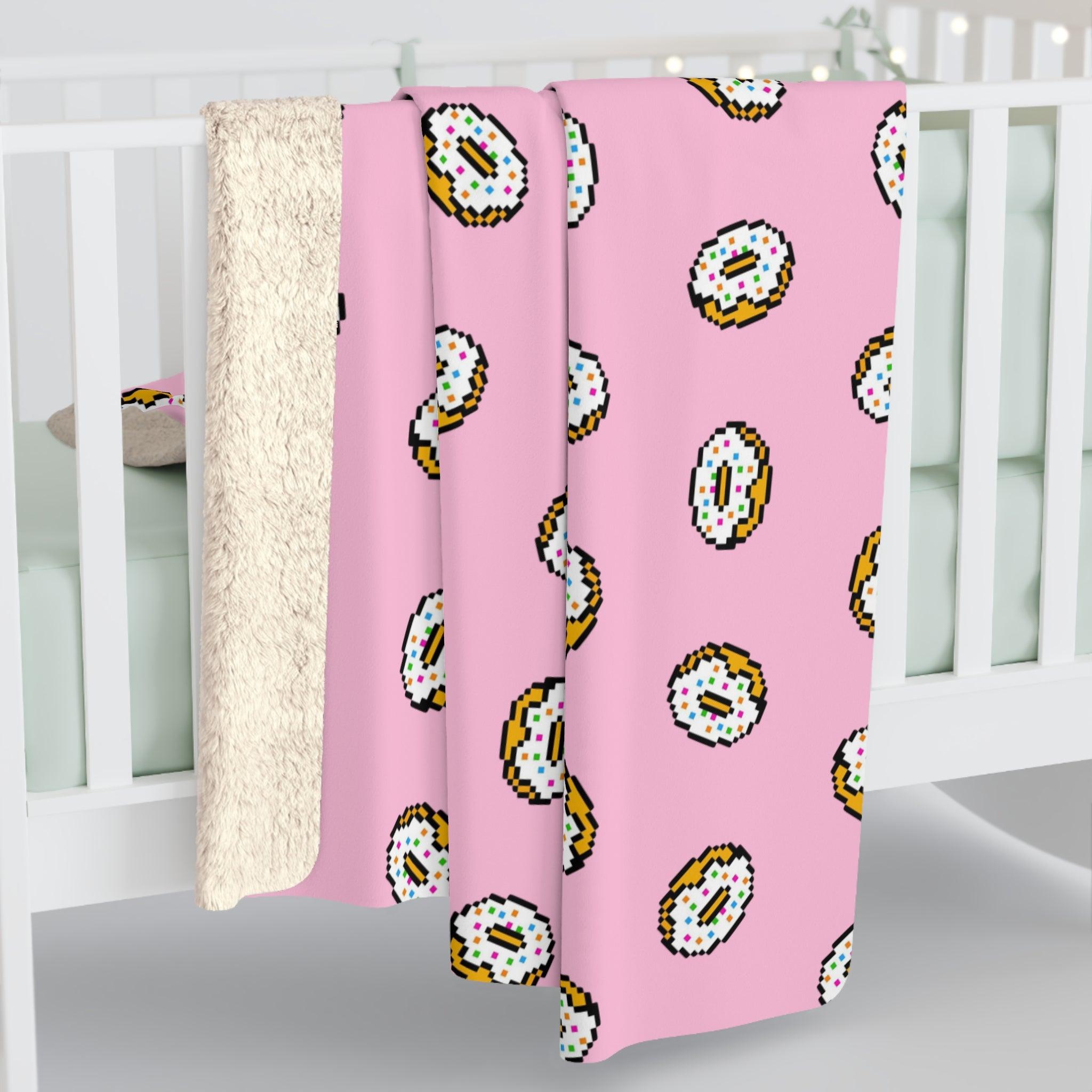 Sherpa Fleece Blanket - Hum.. Donuts ! - Yukan Iconic