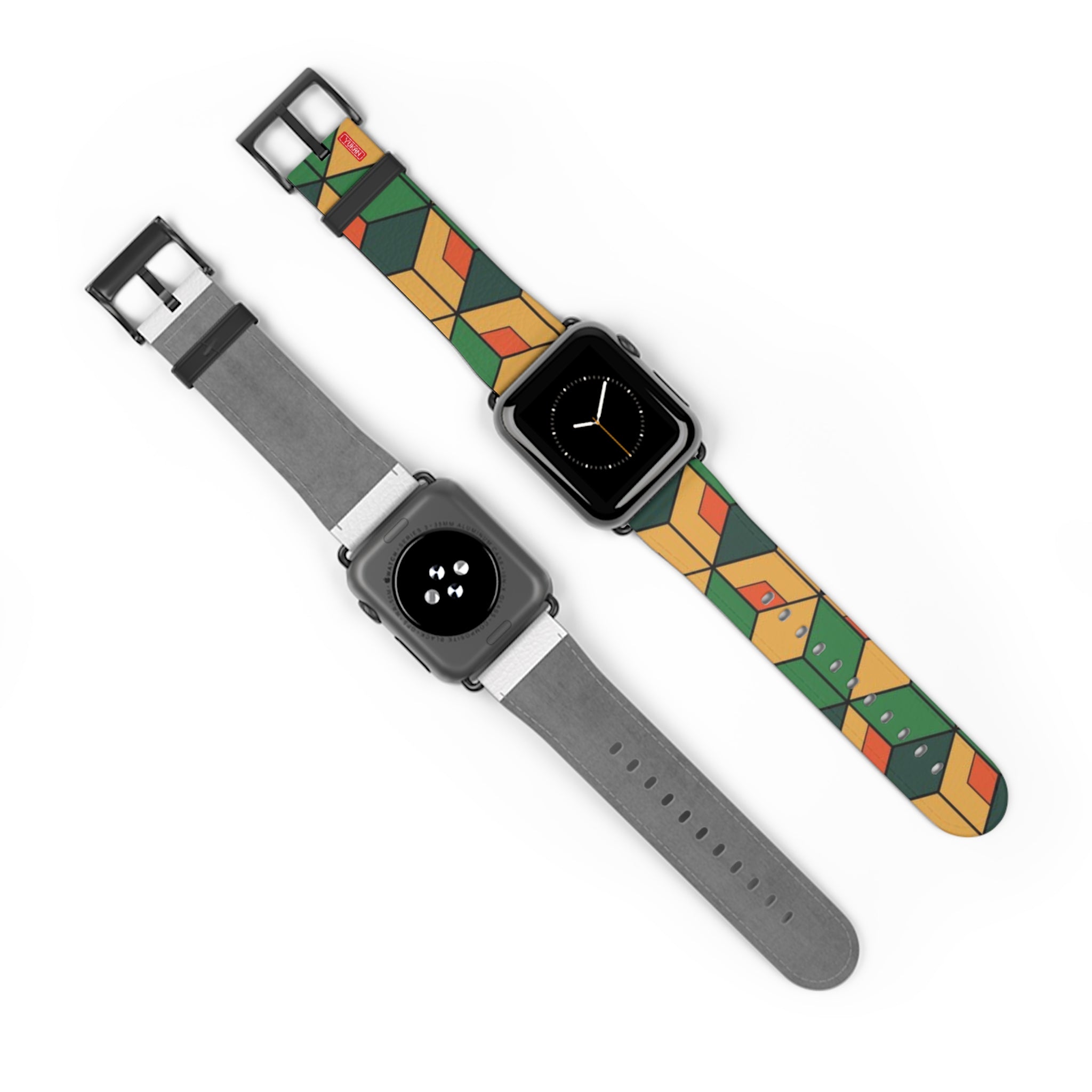 Lether Apple Watch Band - Gyu Pattern