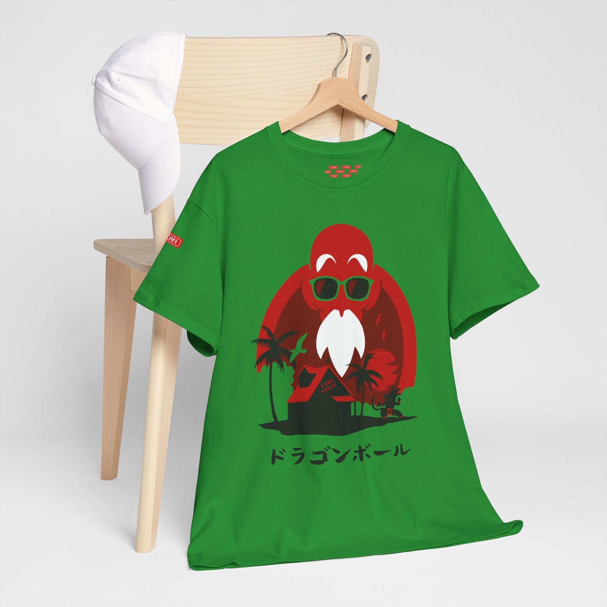 Unisex Heavy Cotton Tee - Kame Senin Paradise - Yukan Iconic