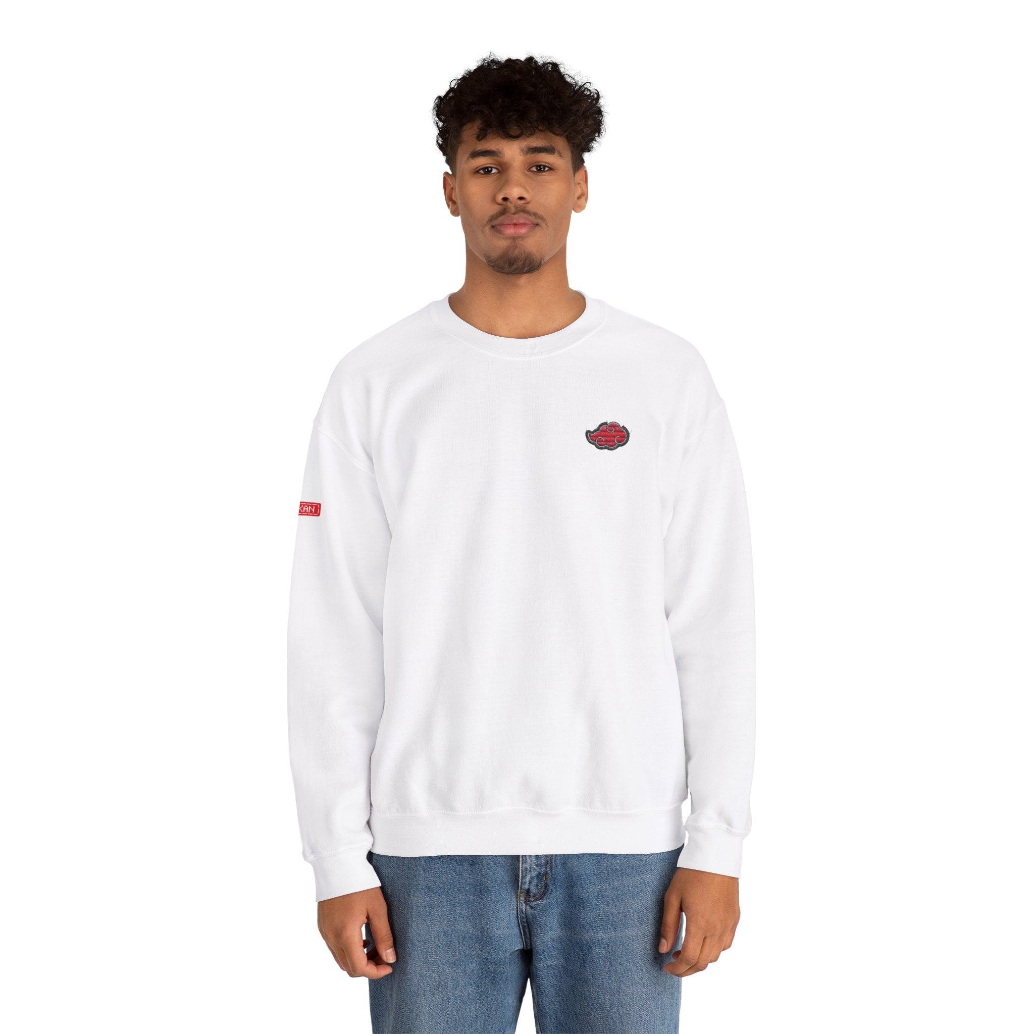 Sweatshirt | Naruto - Embroided Effect Akatsuki Cloud | Anime Streetwear - Yukan Iconic