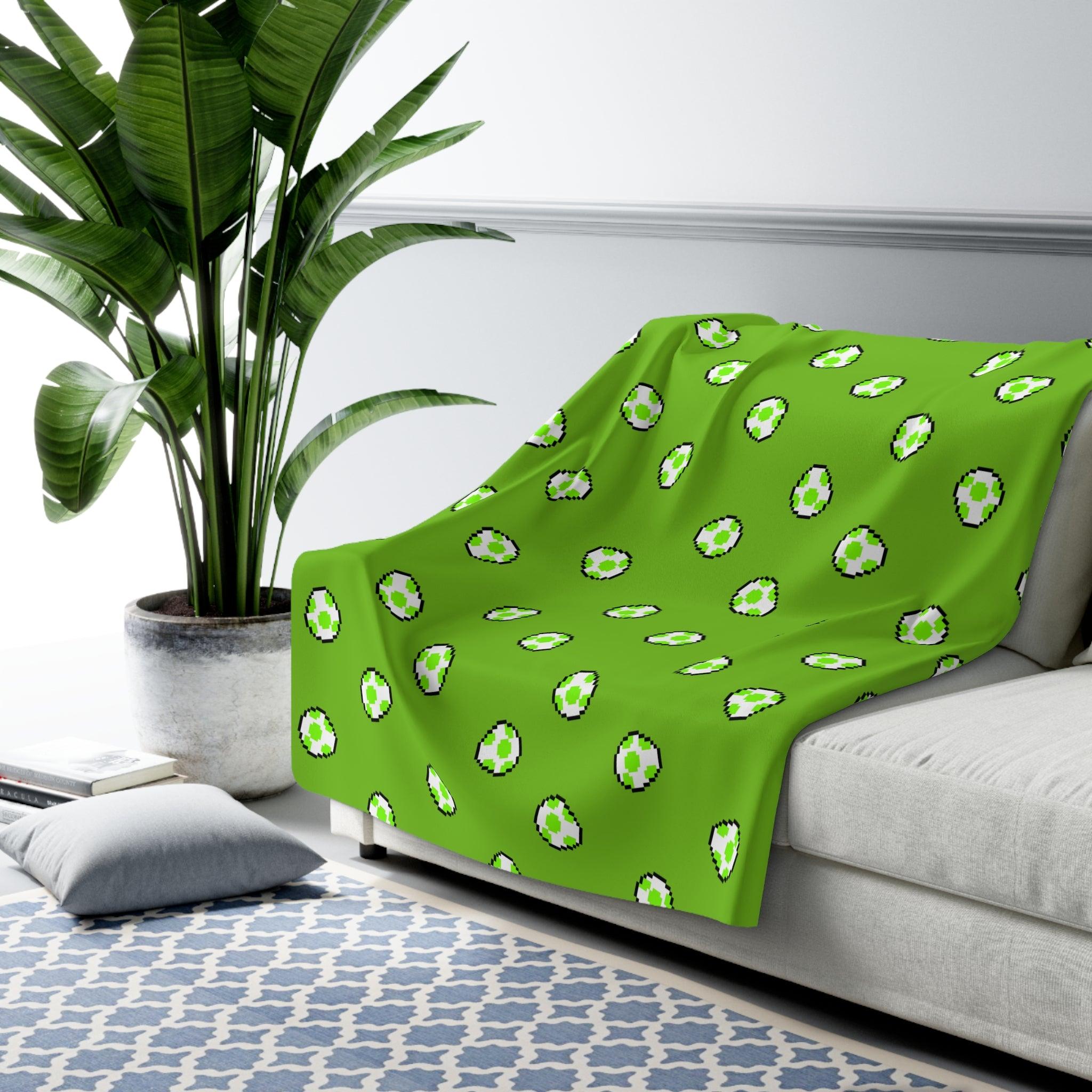 Sherpa Fleece Blanket - The Green Egg - Yukan Iconic