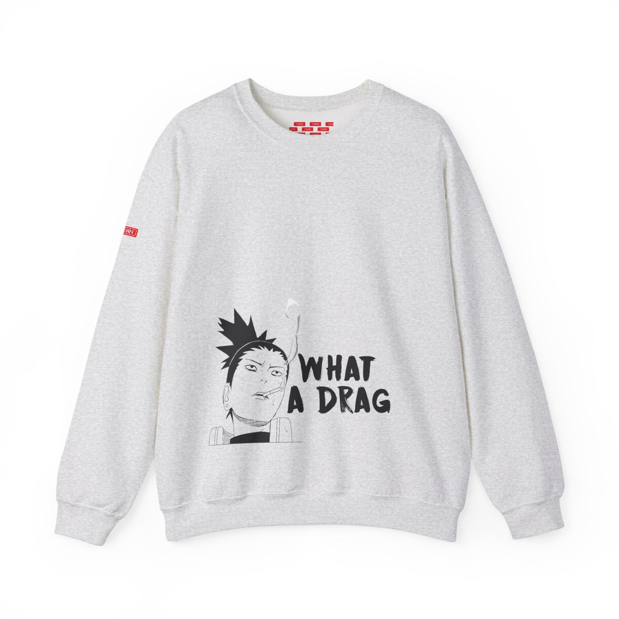 Heavy Crewneck Sweatshirt - Shikamaru "Mendokusai"