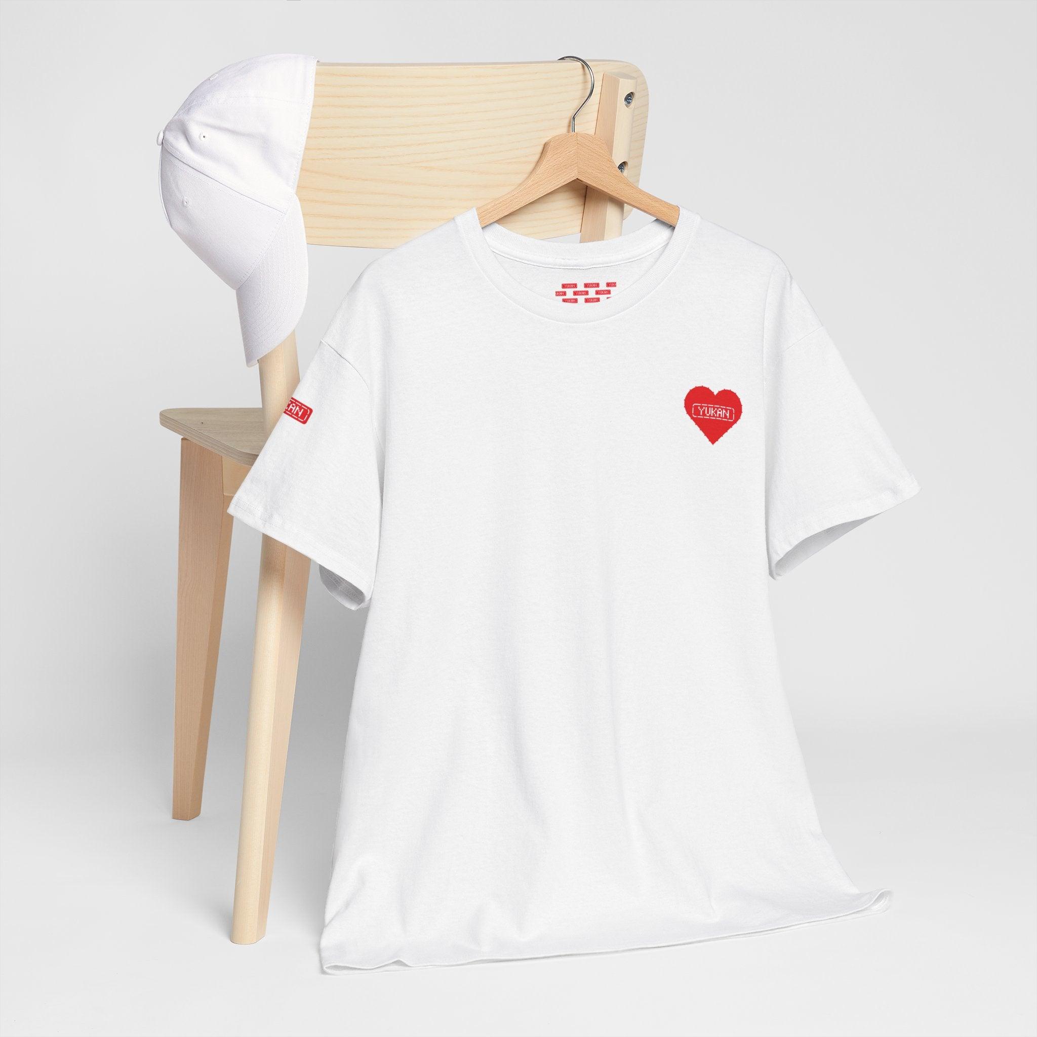 Unisex Heavy Cotton Tee - YUKAN HEARTBEAT - Yukan Iconic