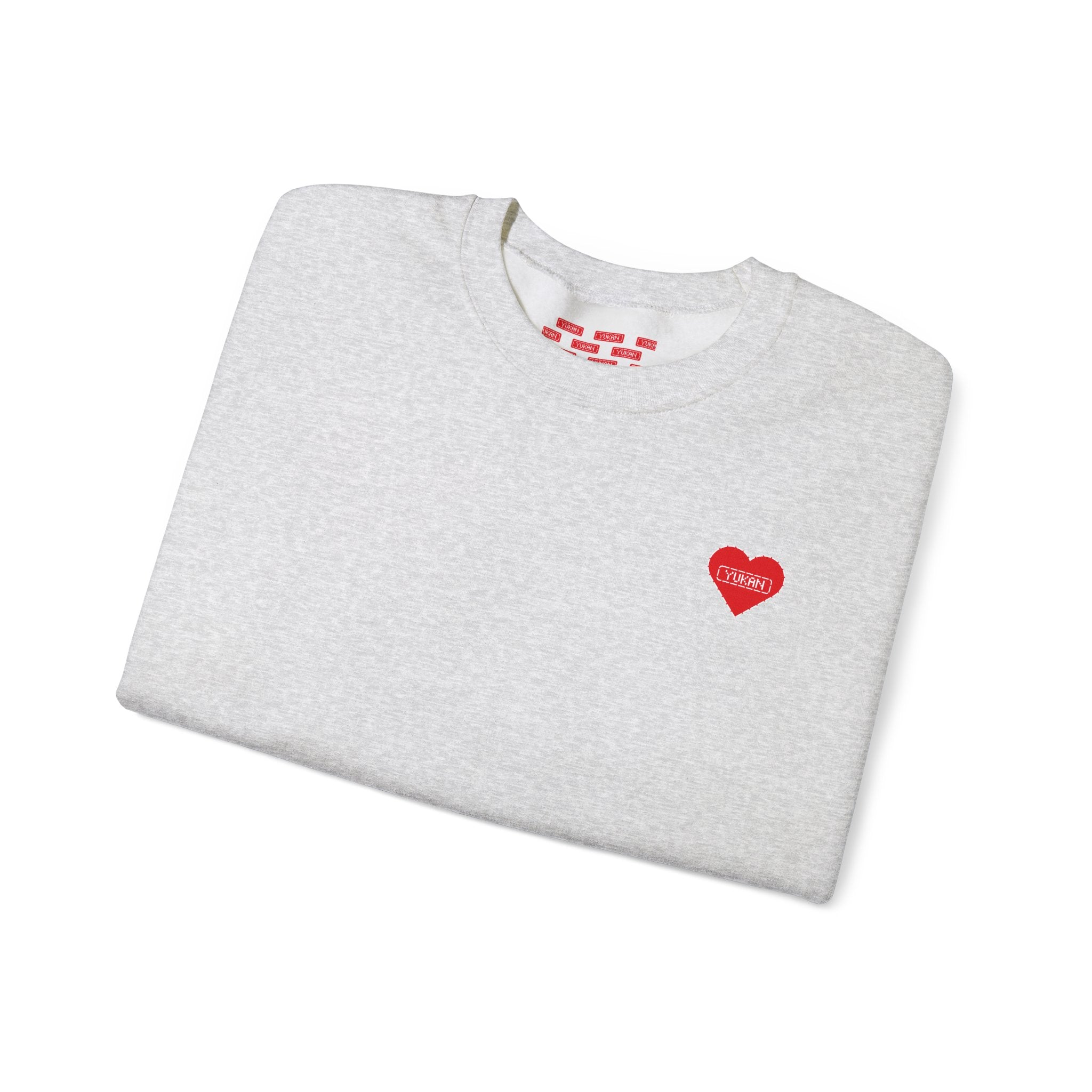 Heavy Crewneck Sweatshirt - YUKAN HEARTBEAT