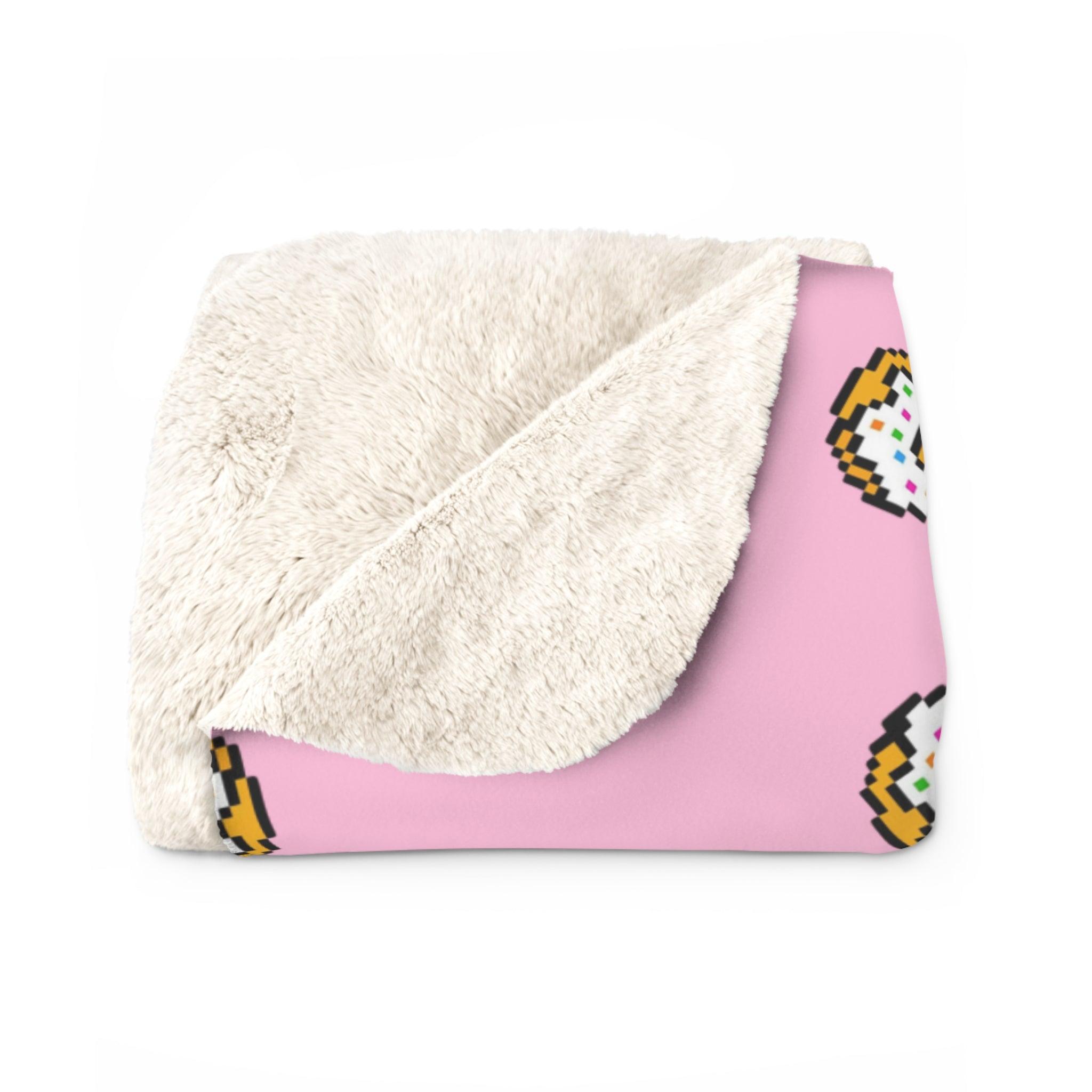 Sherpa Fleece Blanket - Hum.. Donuts ! - Yukan Iconic