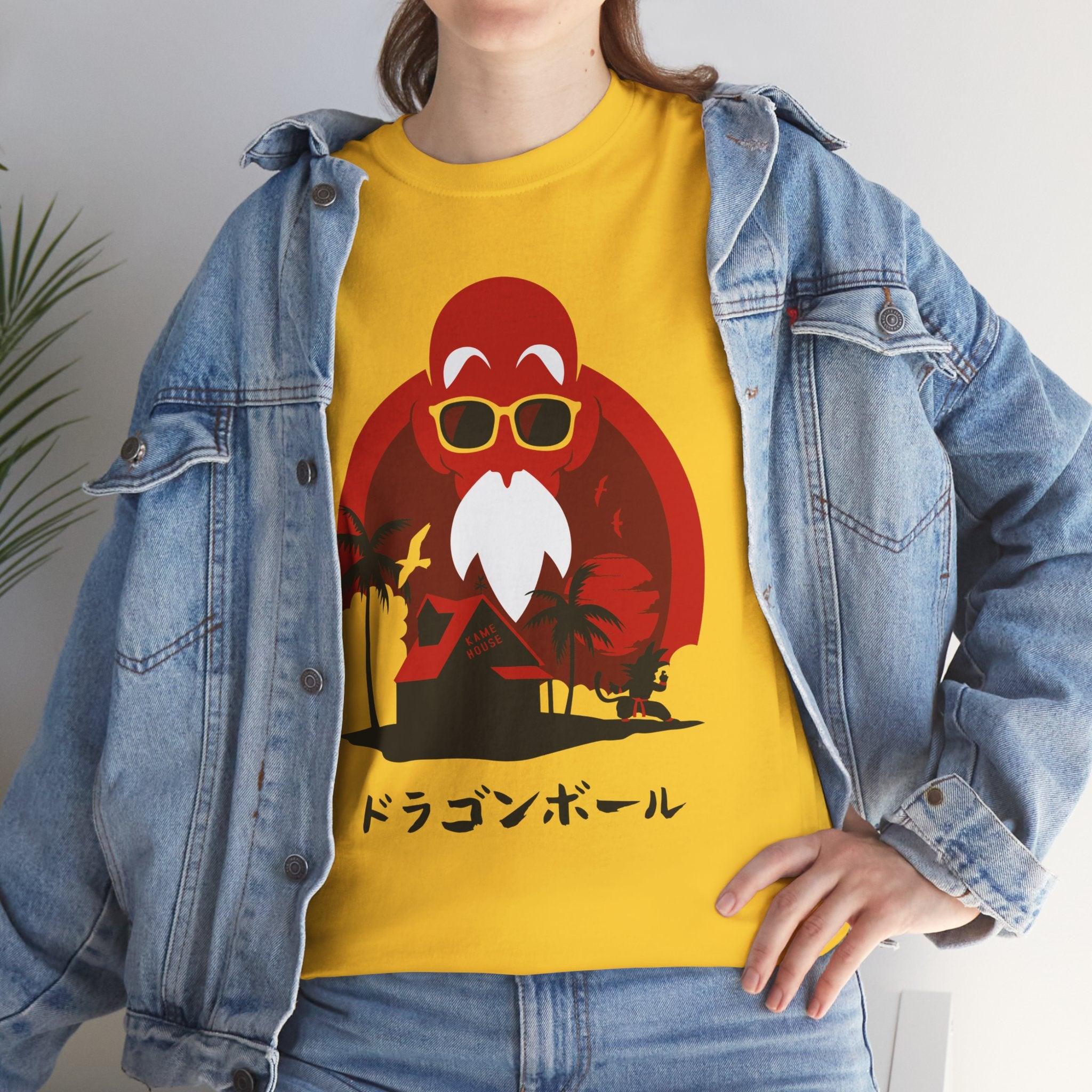 Unisex Heavy Cotton Tee - Kame Senin Paradise - Yukan Iconic