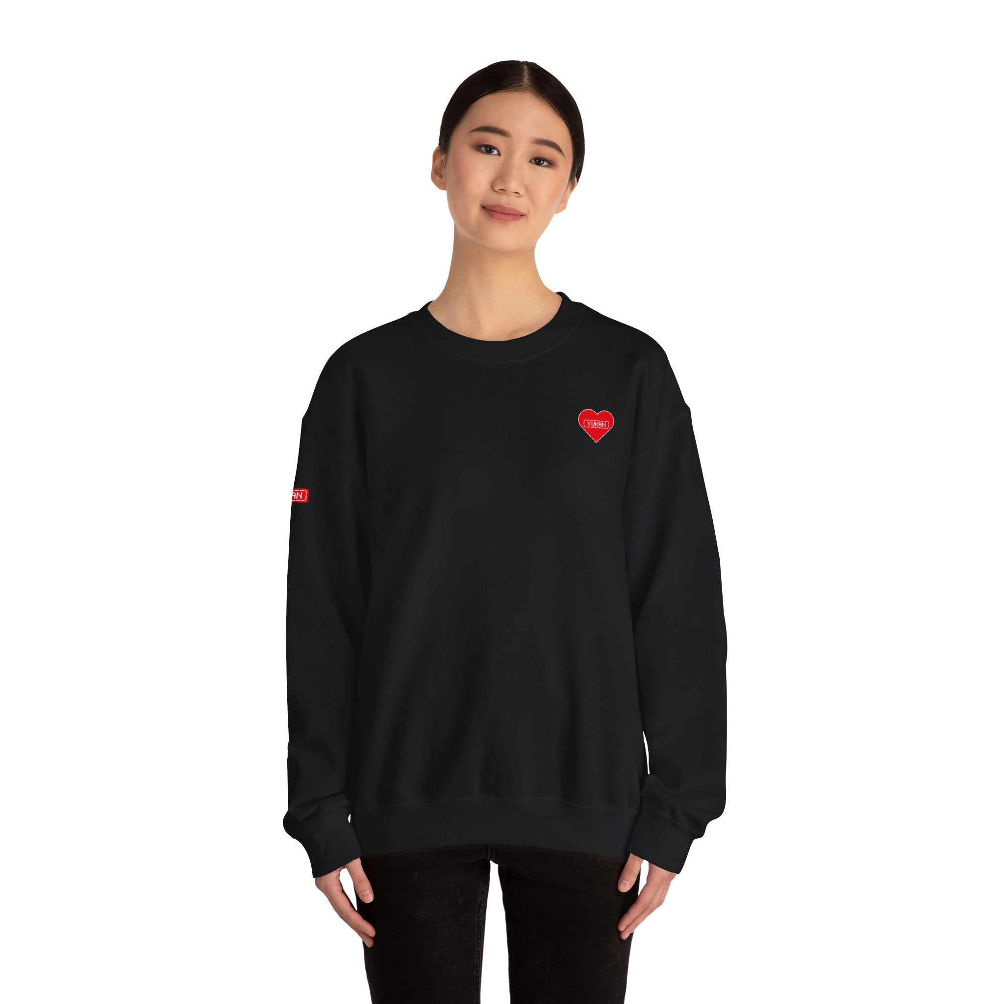 Heavy Crewneck Sweatshirt - YUKAN HEARTBEAT