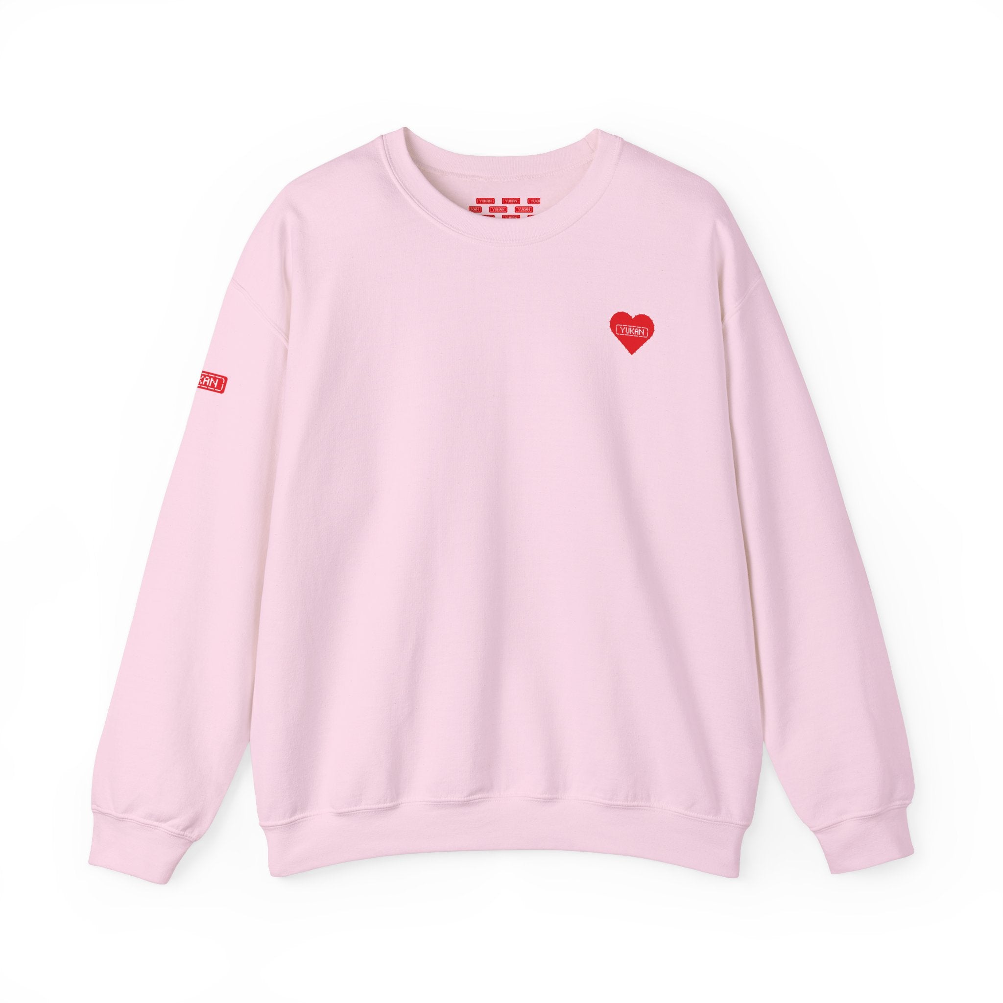 Heavy Crewneck Sweatshirt - YUKAN HEARTBEAT