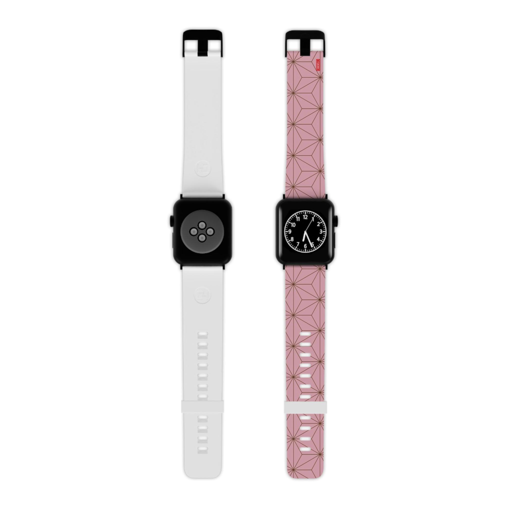 Silicon Apple Watch Band - Kamado Nezuko Pattern - Yukan Iconic