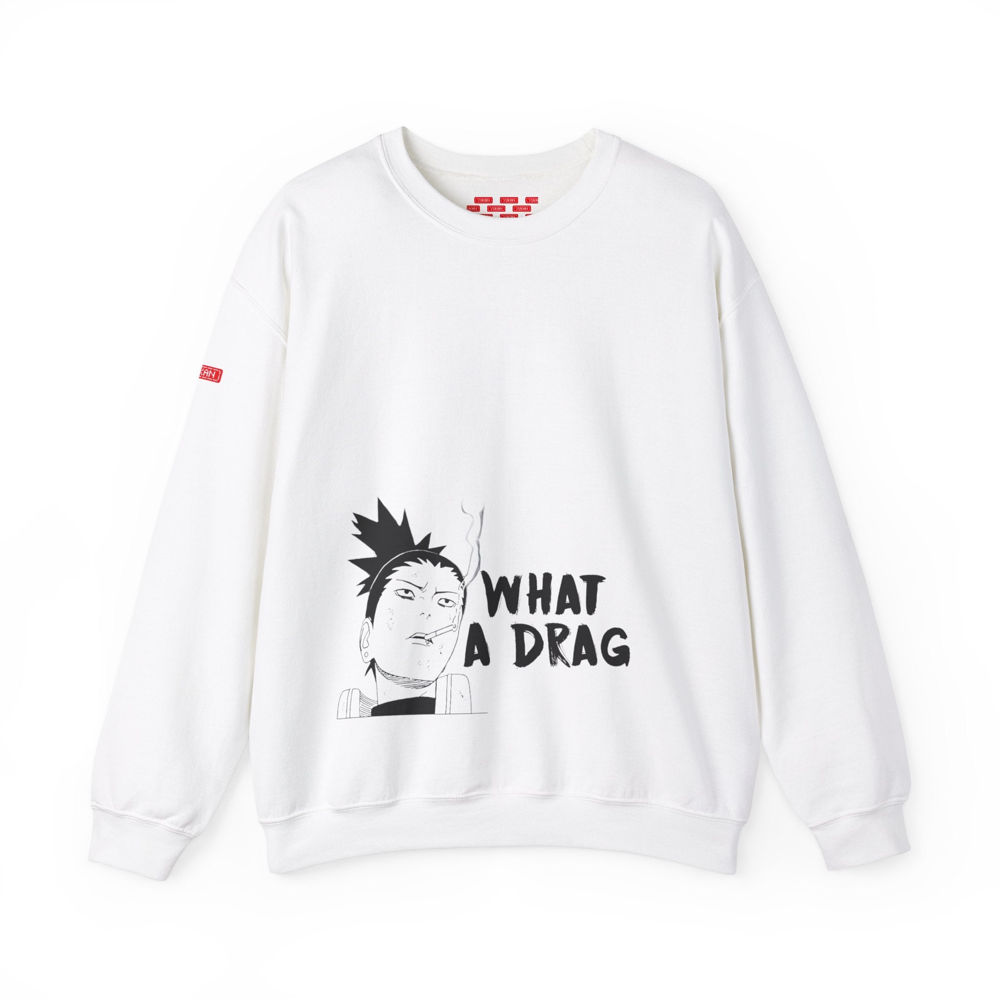 Heavy Crewneck Sweatshirt - Shikamaru "Mendokusai"