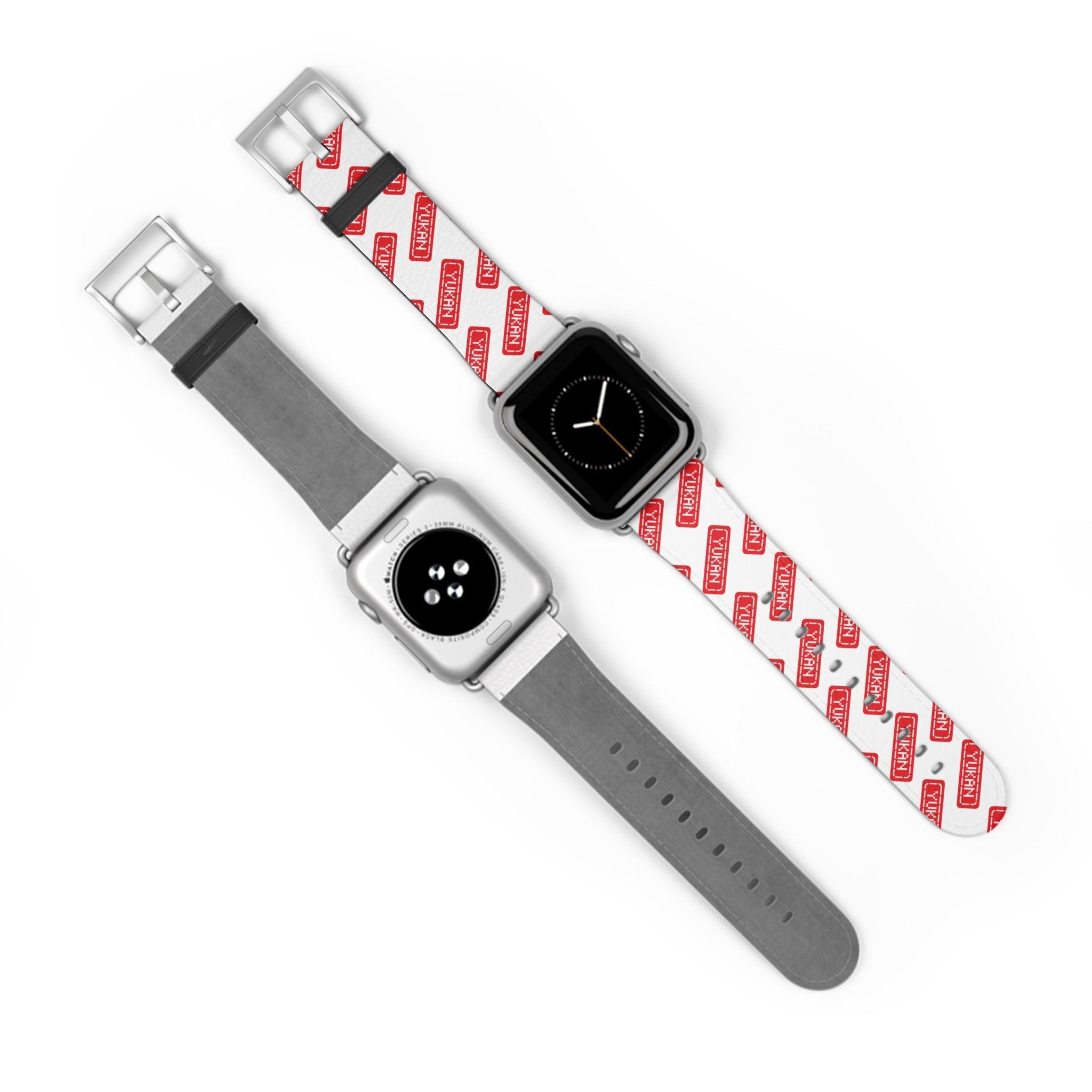 Lether Apple Watch Band - YUKAN ICONIC WHITE - Yukan Iconic