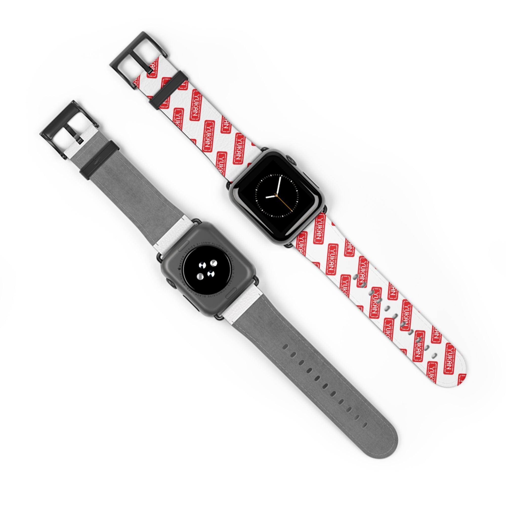 Lether Apple Watch Band - YUKAN ICONIC WHITE - Yukan Iconic