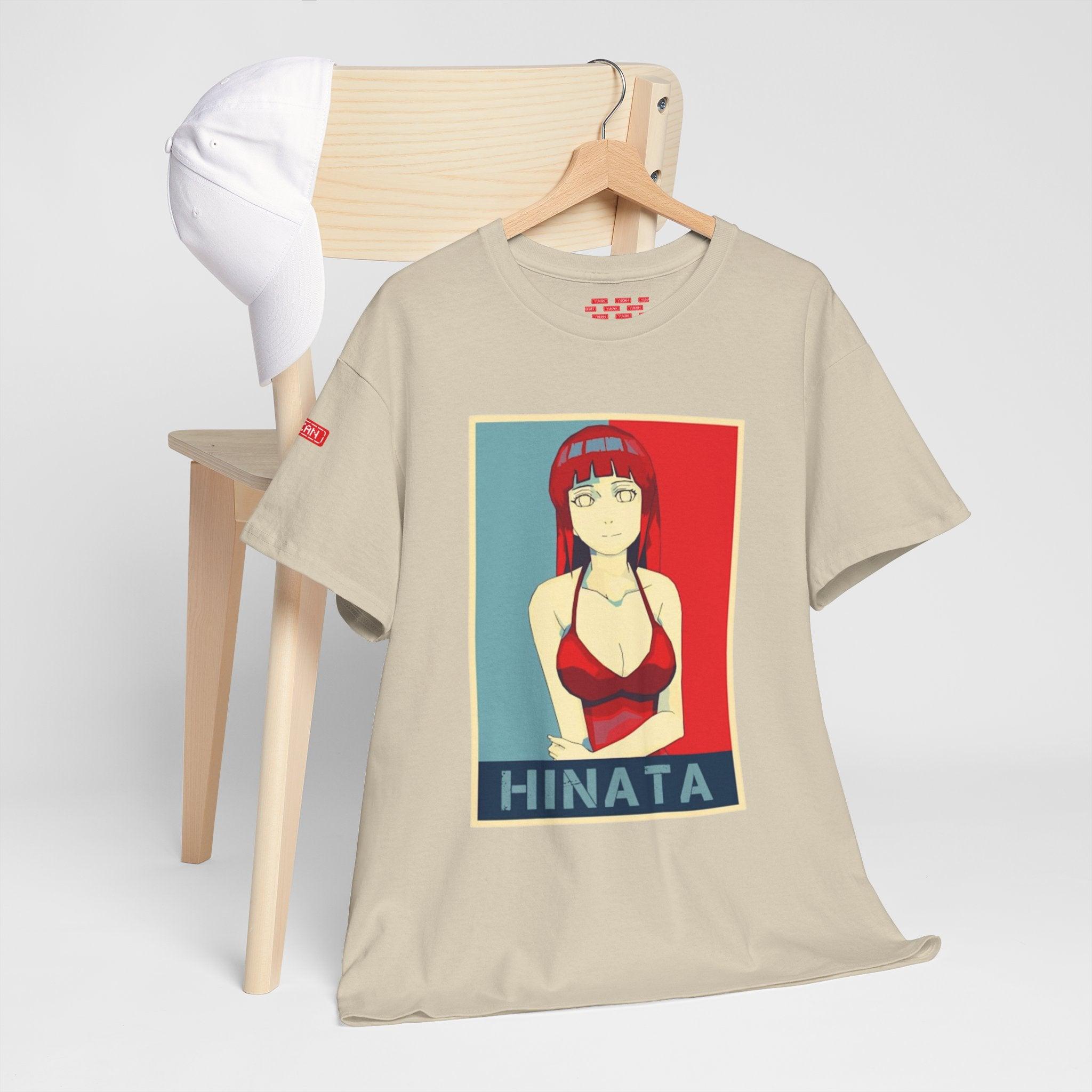 Unisex Heavy Cotton Tee - Hinata Waifu - Yukan Iconic