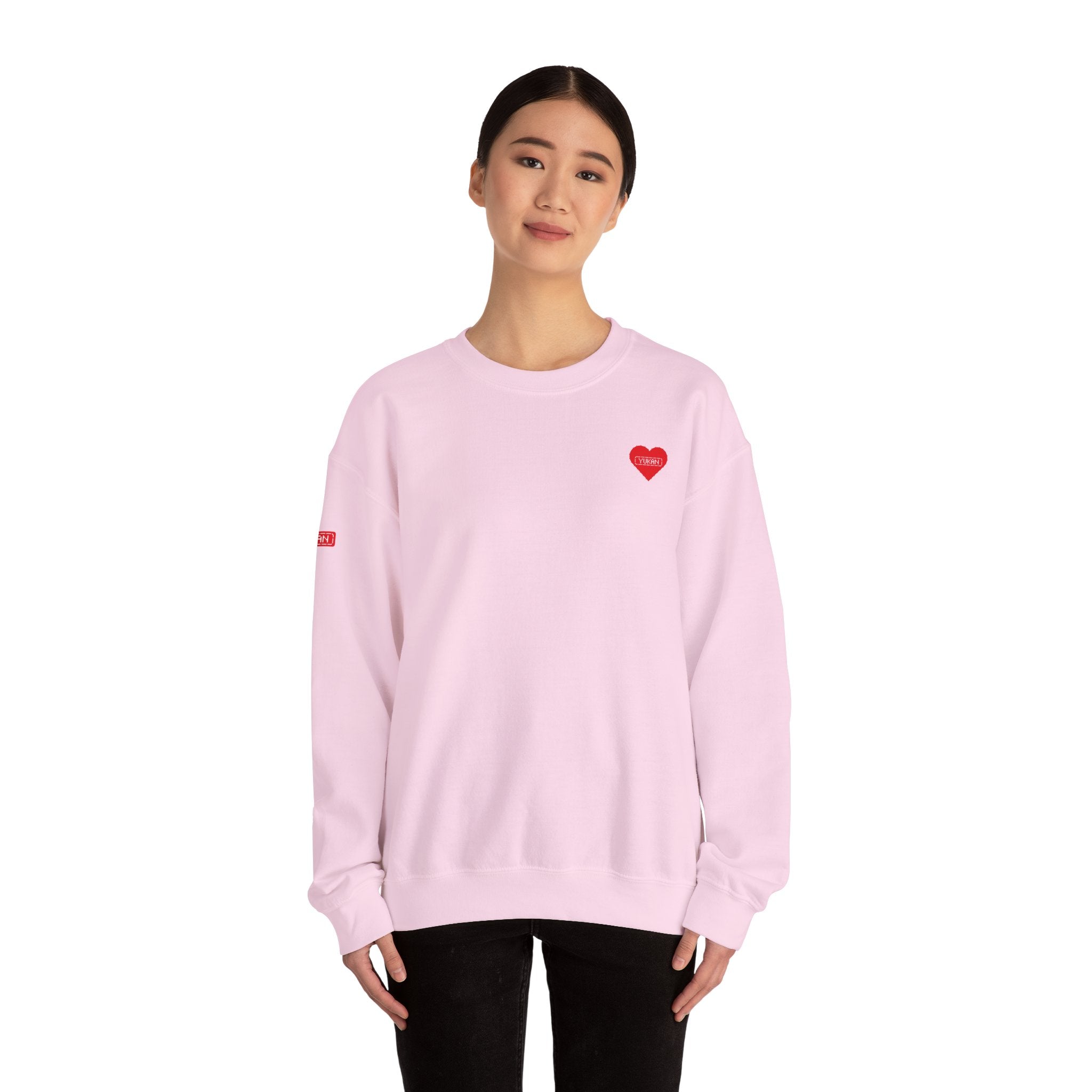 Heavy Crewneck Sweatshirt - YUKAN HEARTBEAT