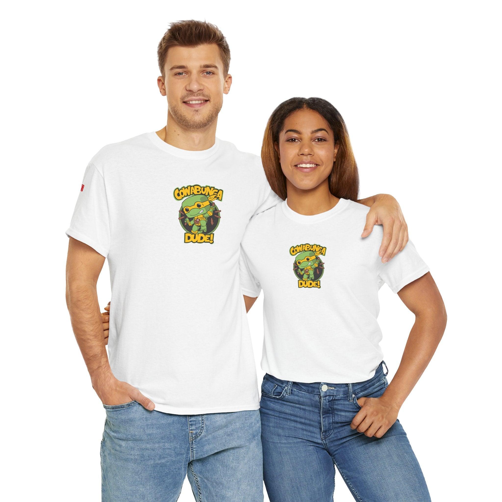 Unisex Heavy Cotton Tee - COWABUNGA! - Yukan Iconic