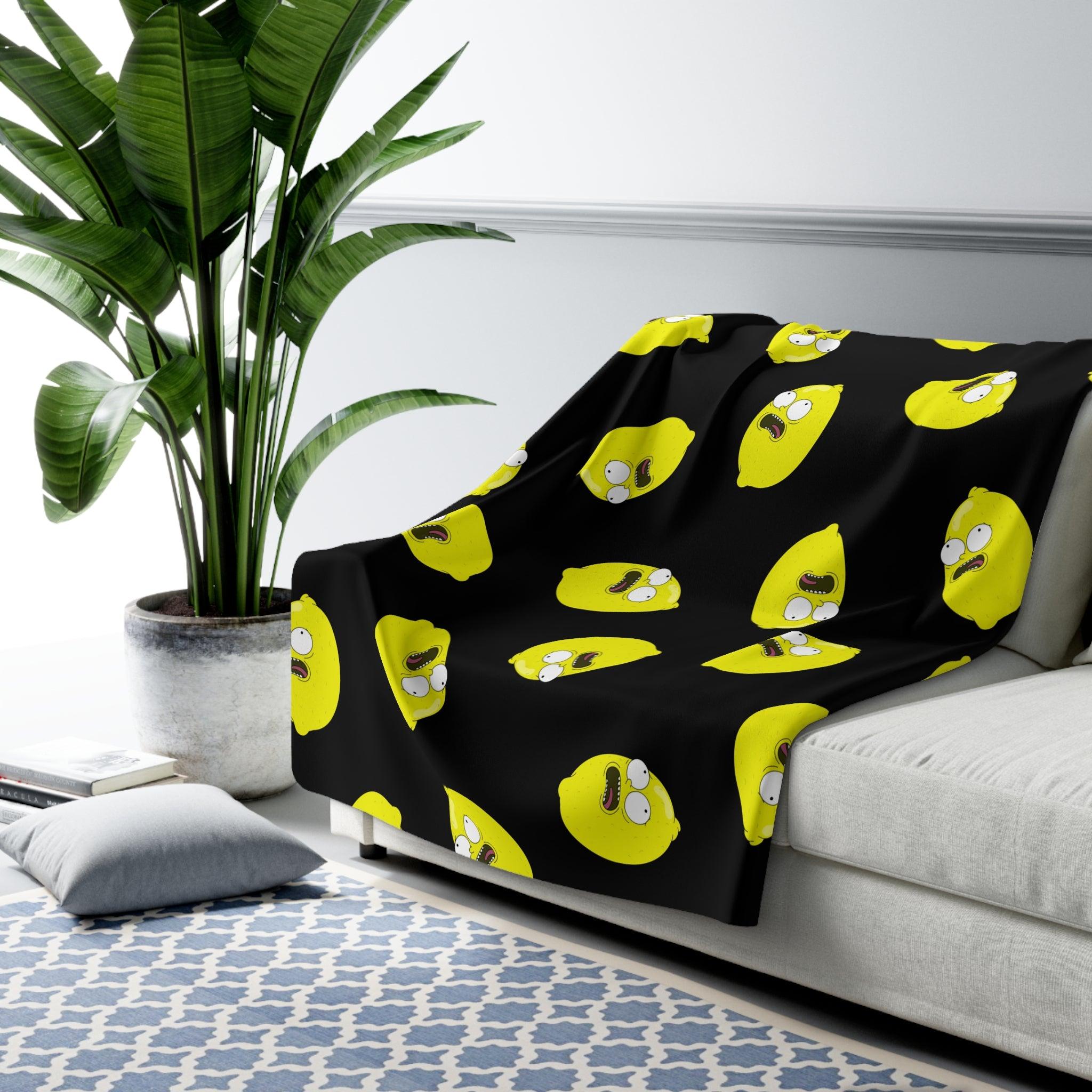 Sherpa Fleece Blanket - The Special Lemon - Yukan Iconic