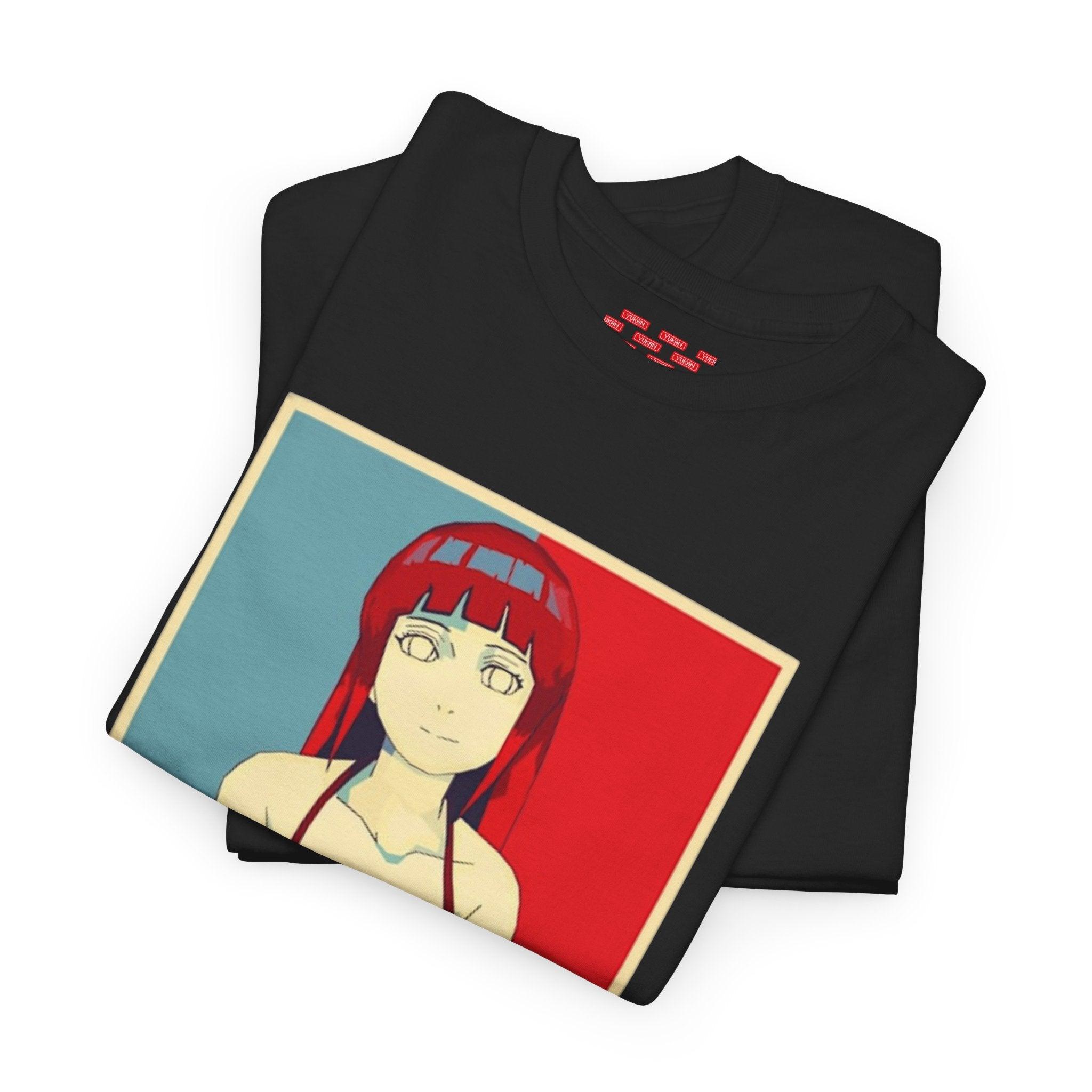 Unisex Heavy Cotton Tee - Hinata Waifu - Yukan Iconic