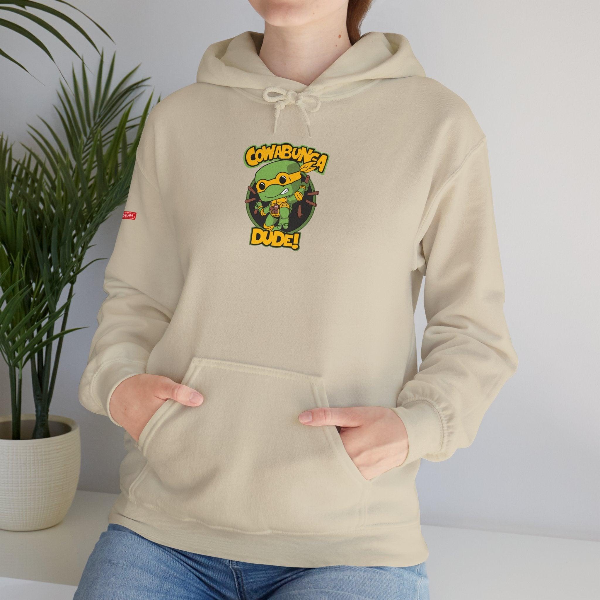 Hoodie | TMNT - COWABUNGA! | Vintage Style - Yukan Iconic