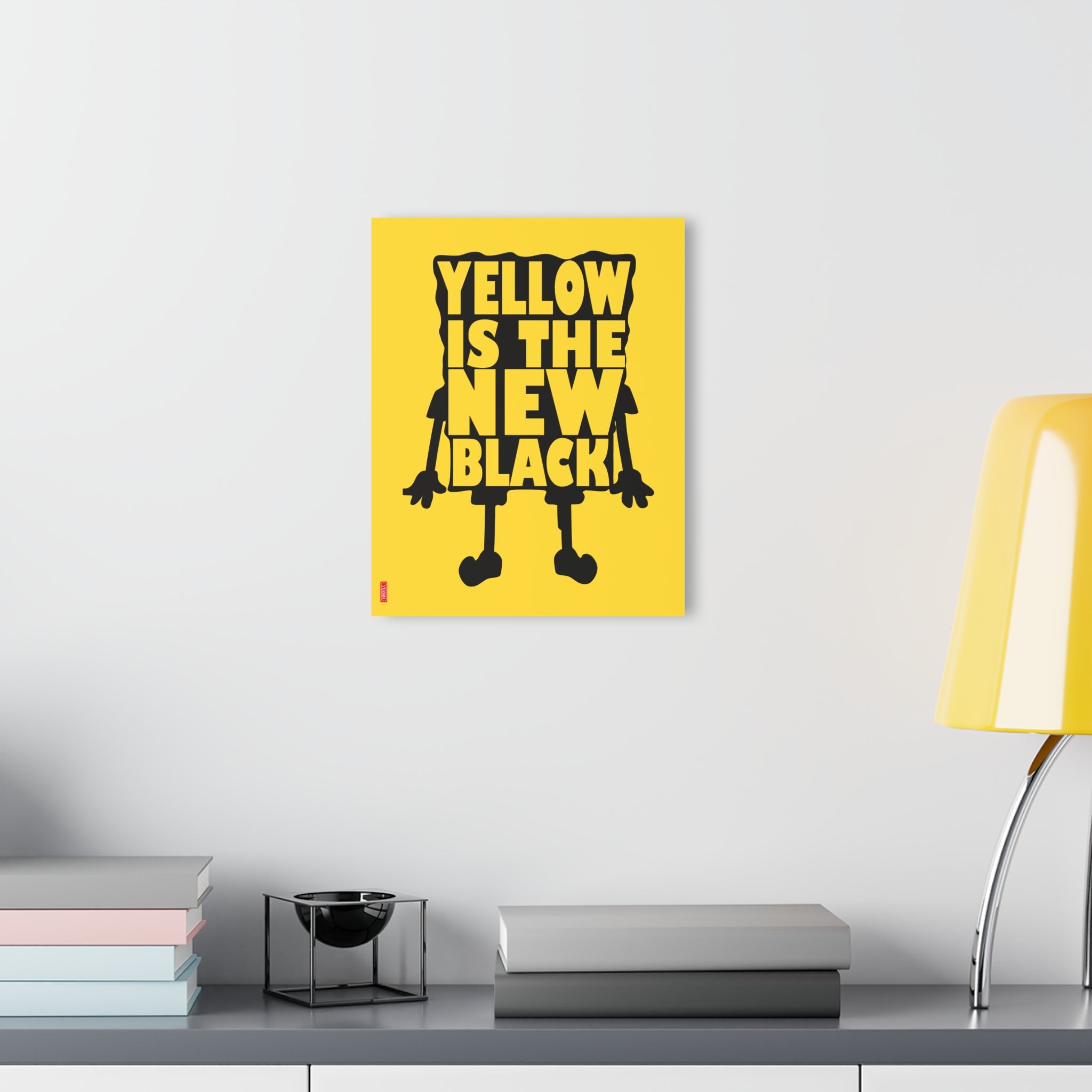 Acrylic Artwork - Yelow is the new black - Yukan Iconic