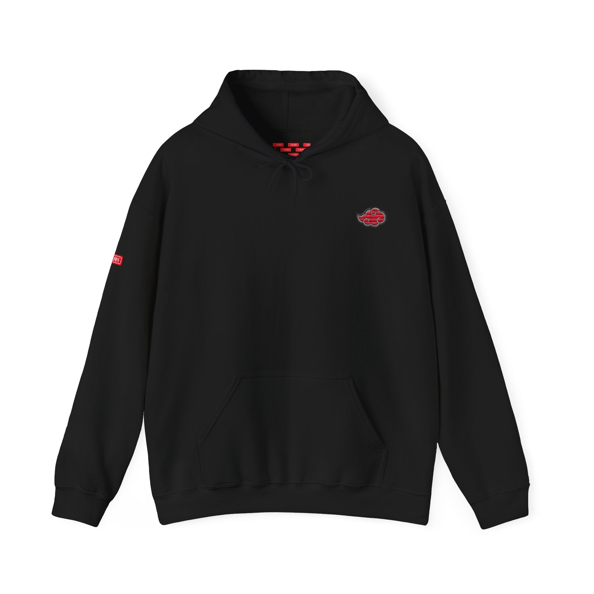 Hoodie - Embroided Akatsuki Cloud