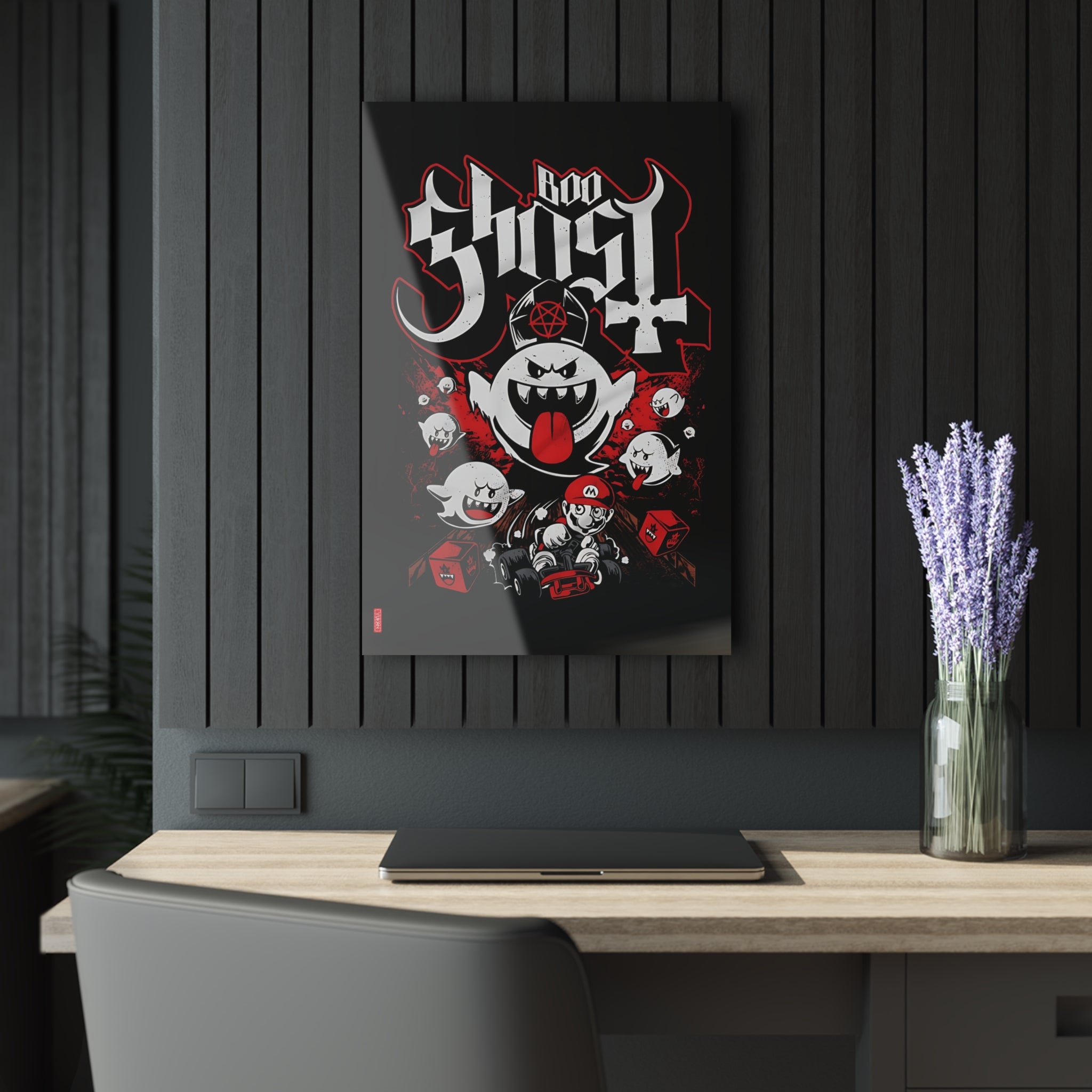 Acrylic Artwork - King Boo Pursuit