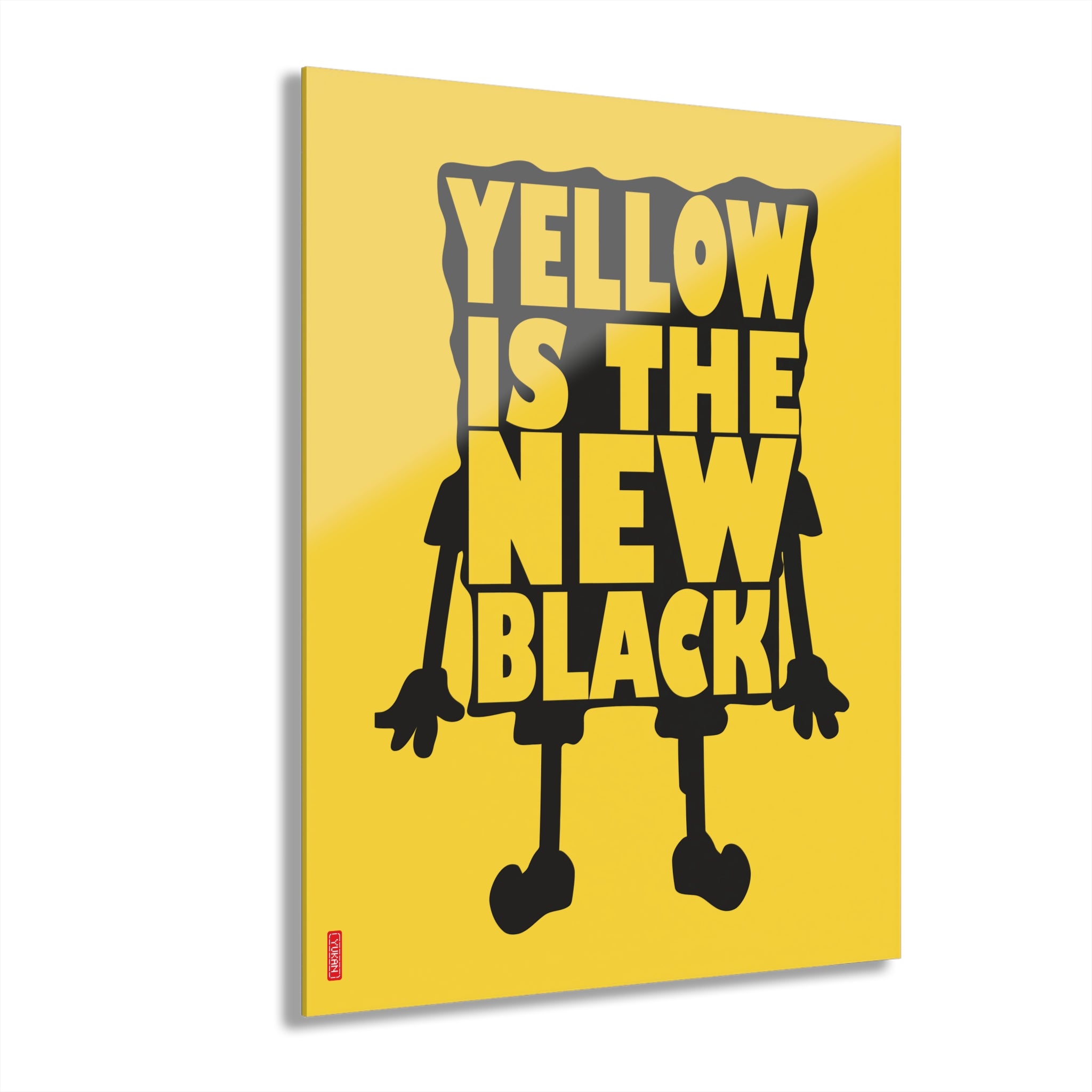 Acrylic Artwork - Yelow is the new black