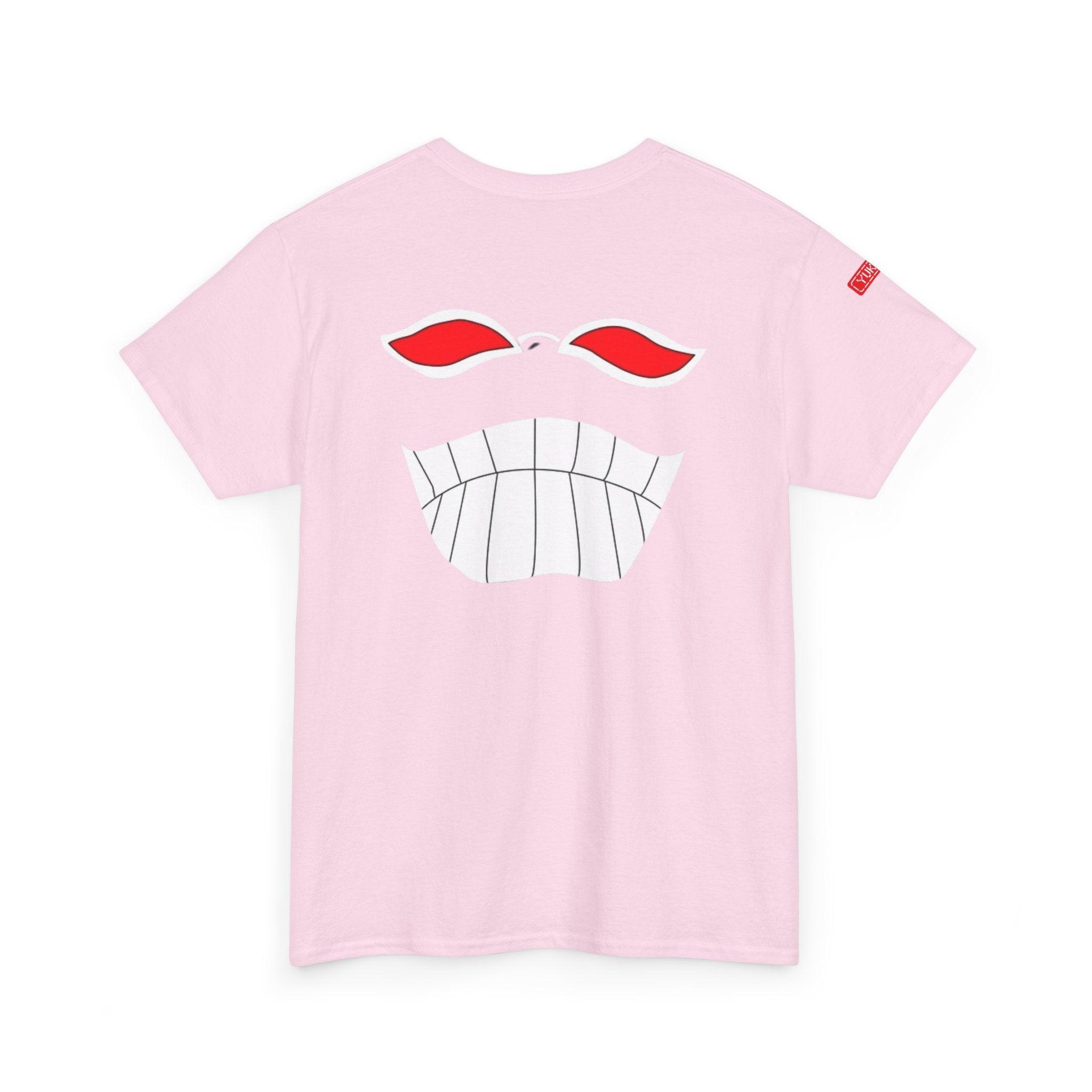 Unisex Heavy Cotton Tee - Dofi Face (Design On Back) - Yukan Iconic