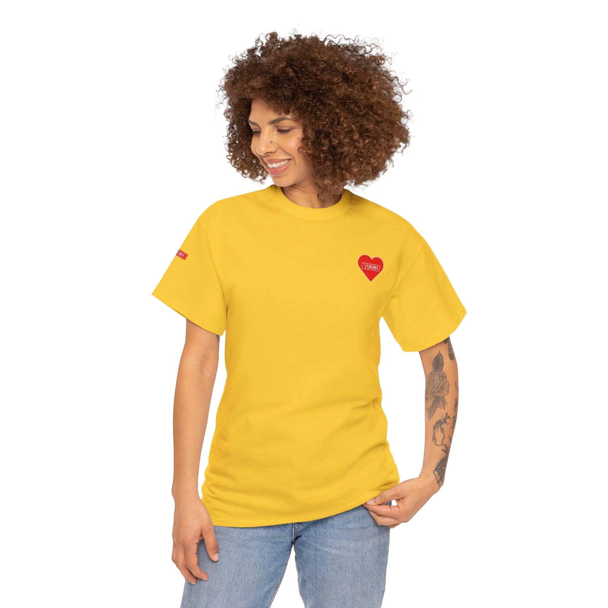 Unisex Heavy Cotton Tee - YUKAN HEARTBEAT - Yukan Iconic