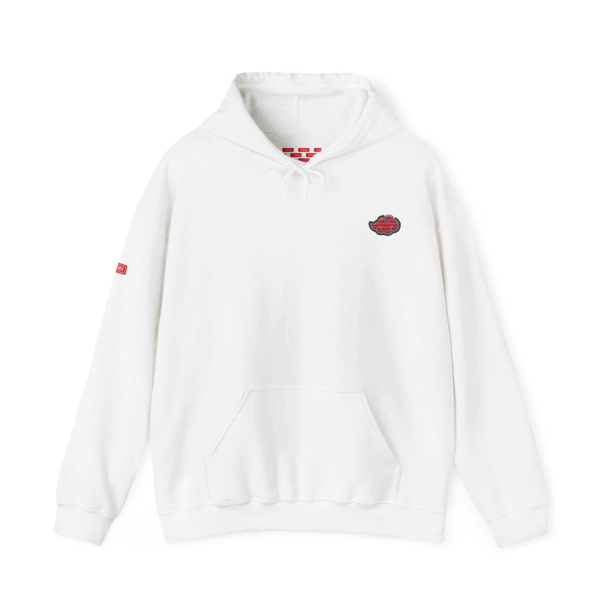 Hoodie - Embroided Akatsuki Cloud