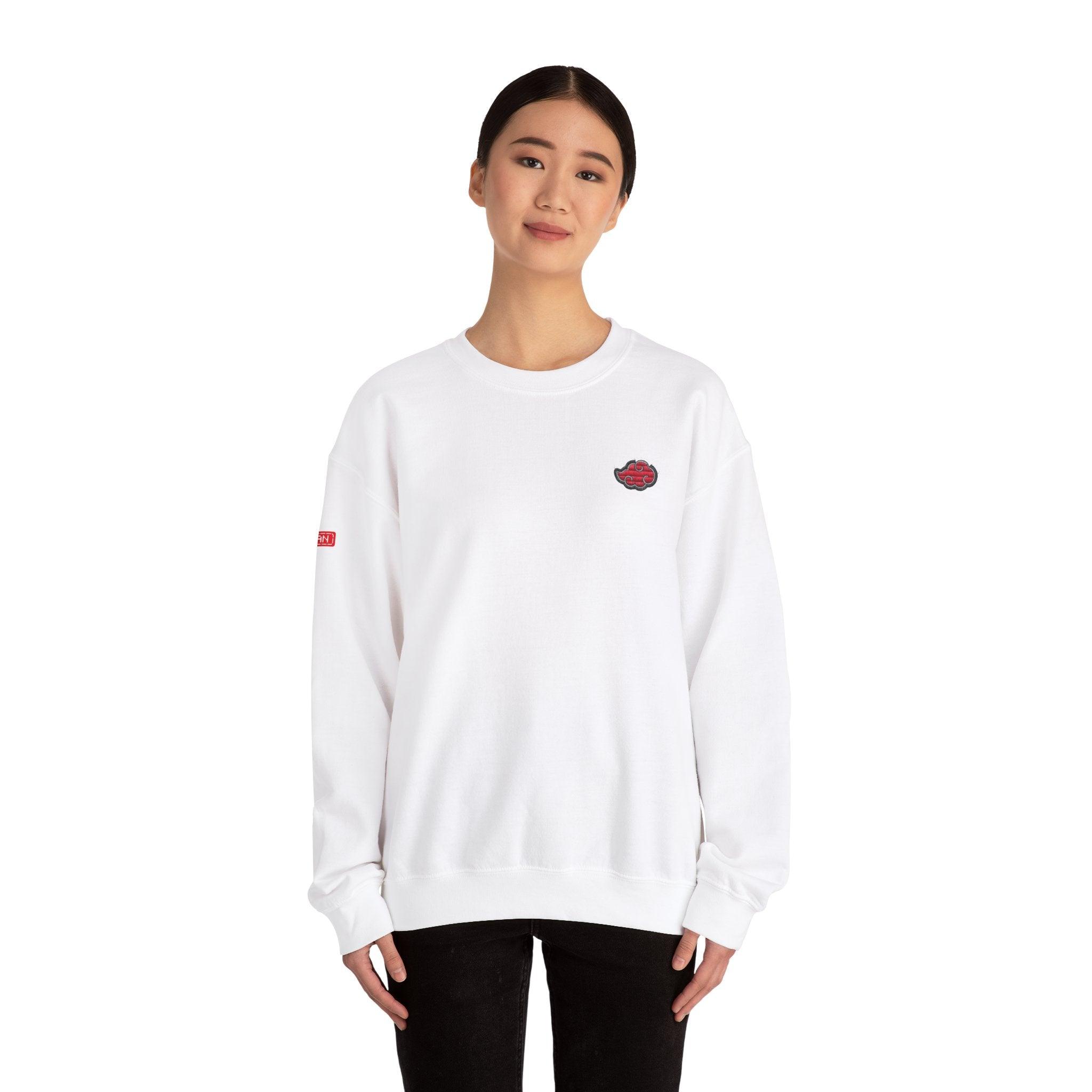 Sweatshirt | Naruto - Embroided Effect Akatsuki Cloud | Anime Streetwear - Yukan Iconic