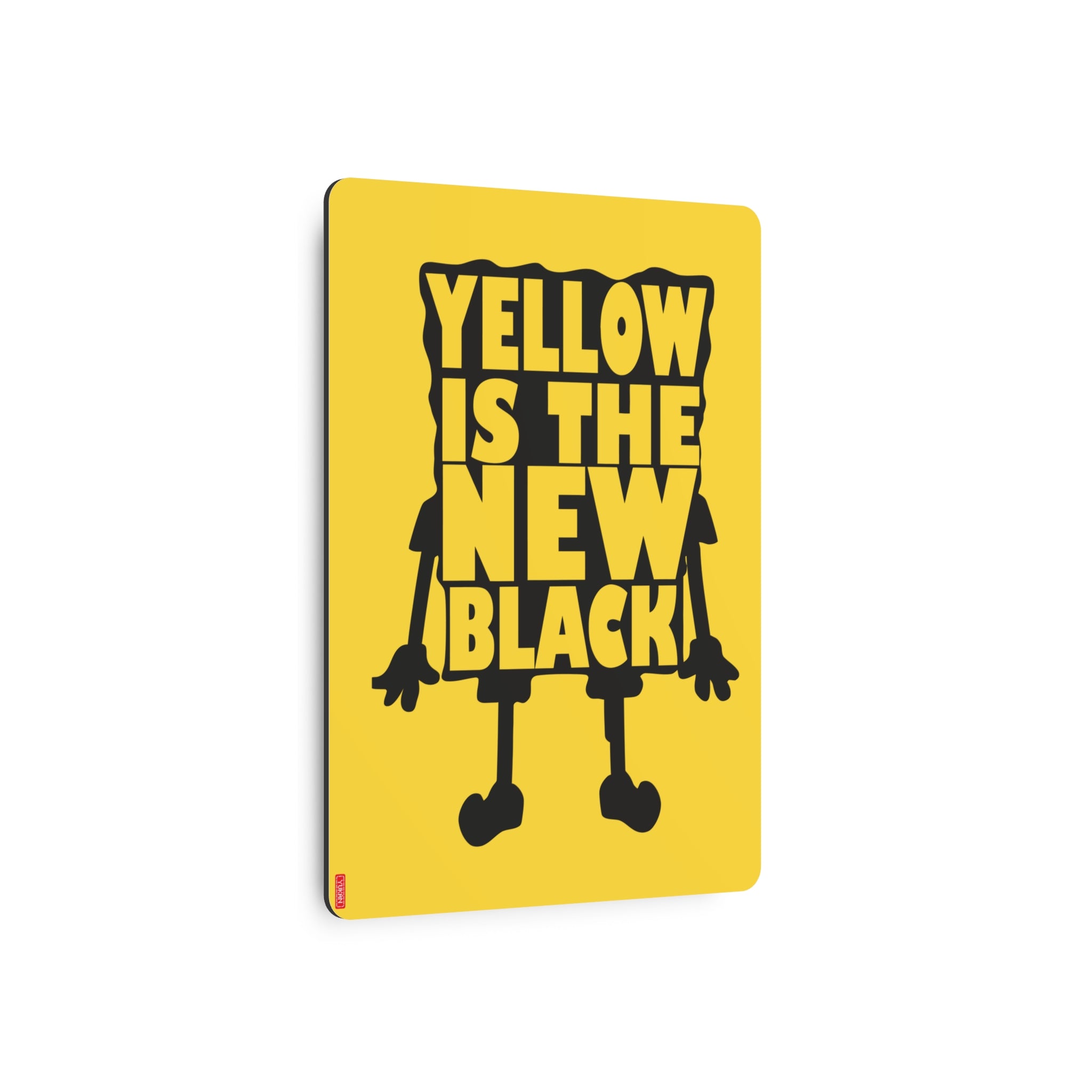 Aluminium Artwork - Yellow is the new black