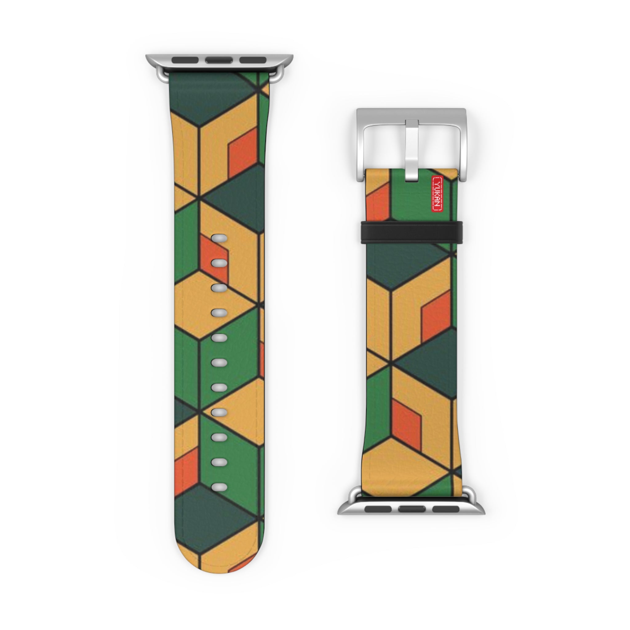 Lether Apple Watch Band - Gyu Pattern