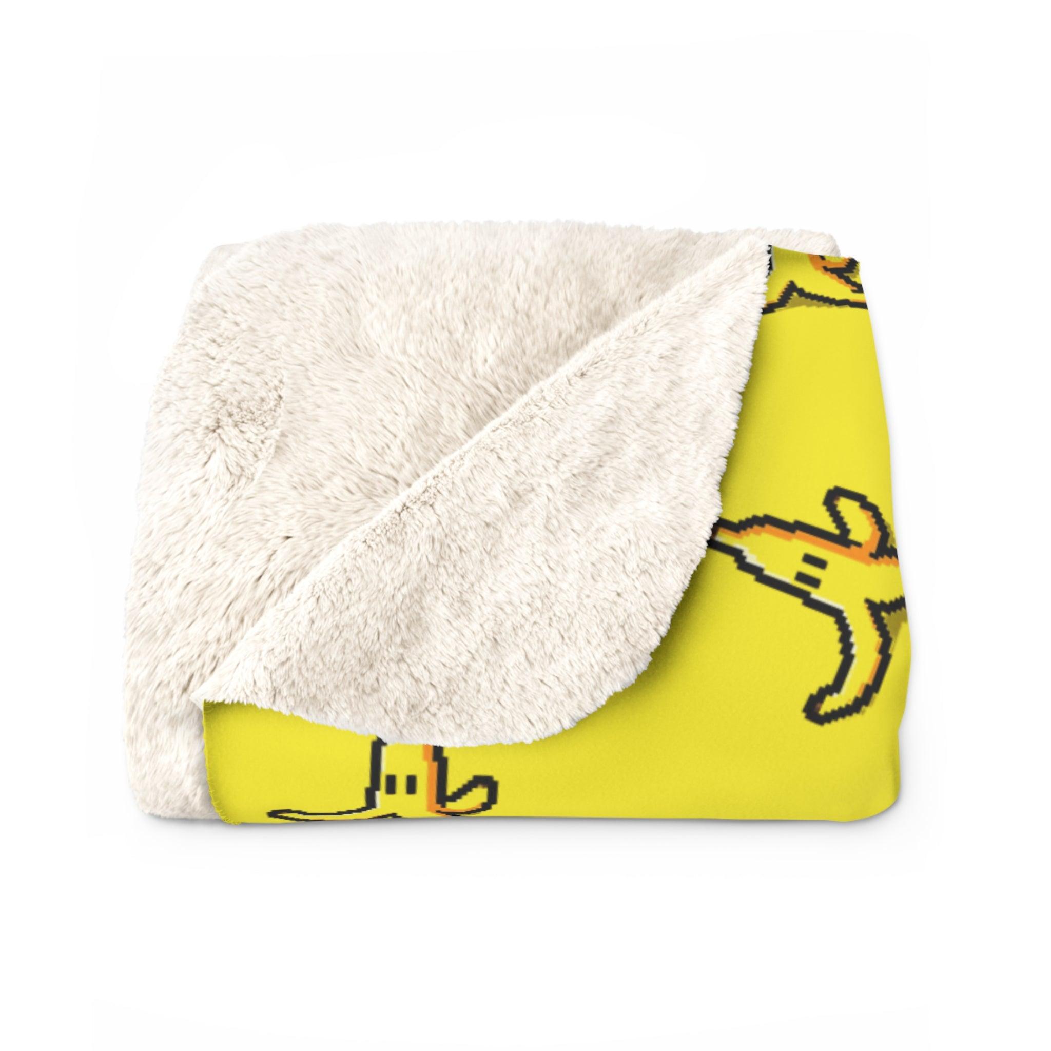 Sherpa Fleece Blanket - Famous Banana