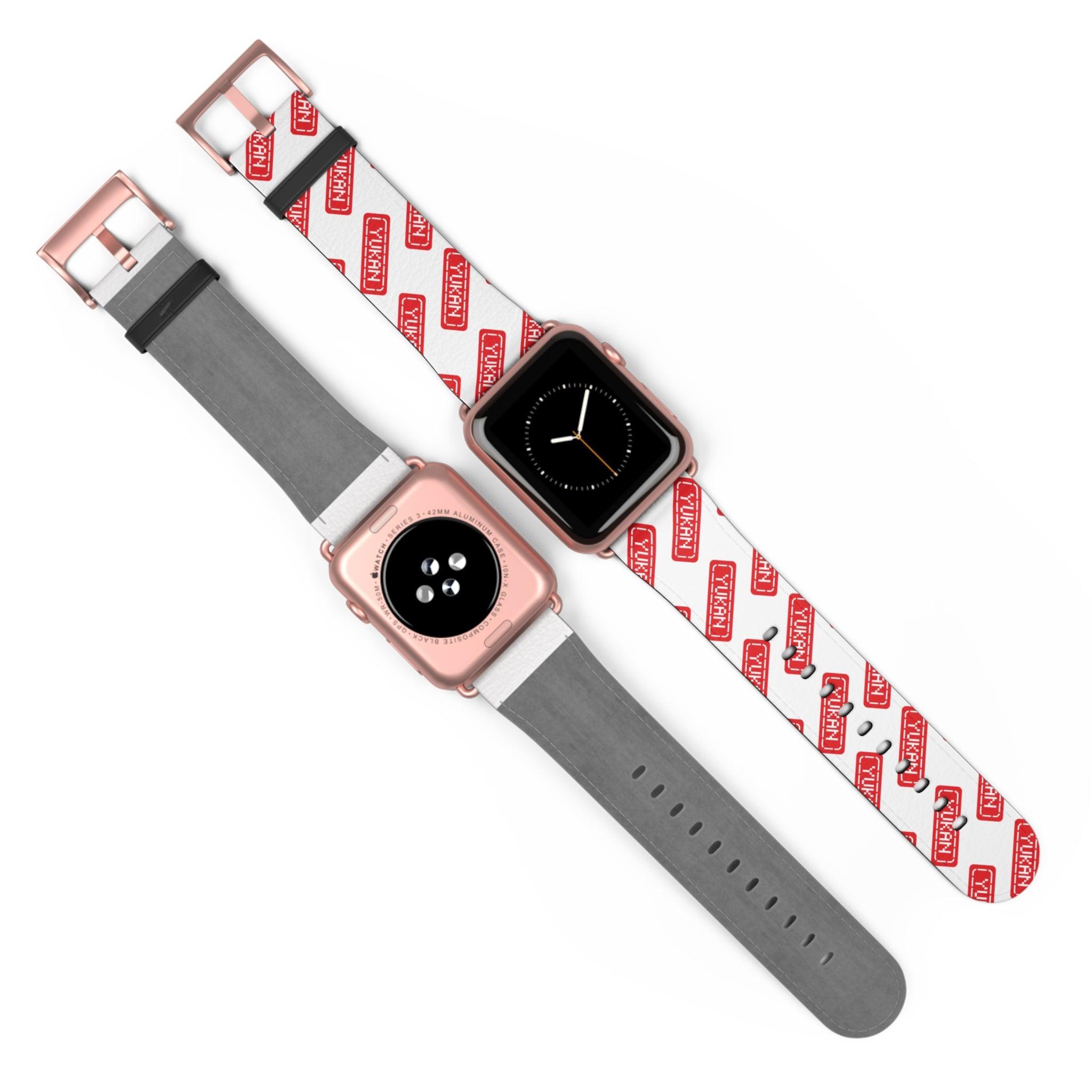 Lether Apple Watch Band - YUKAN ICONIC WHITE - Yukan Iconic