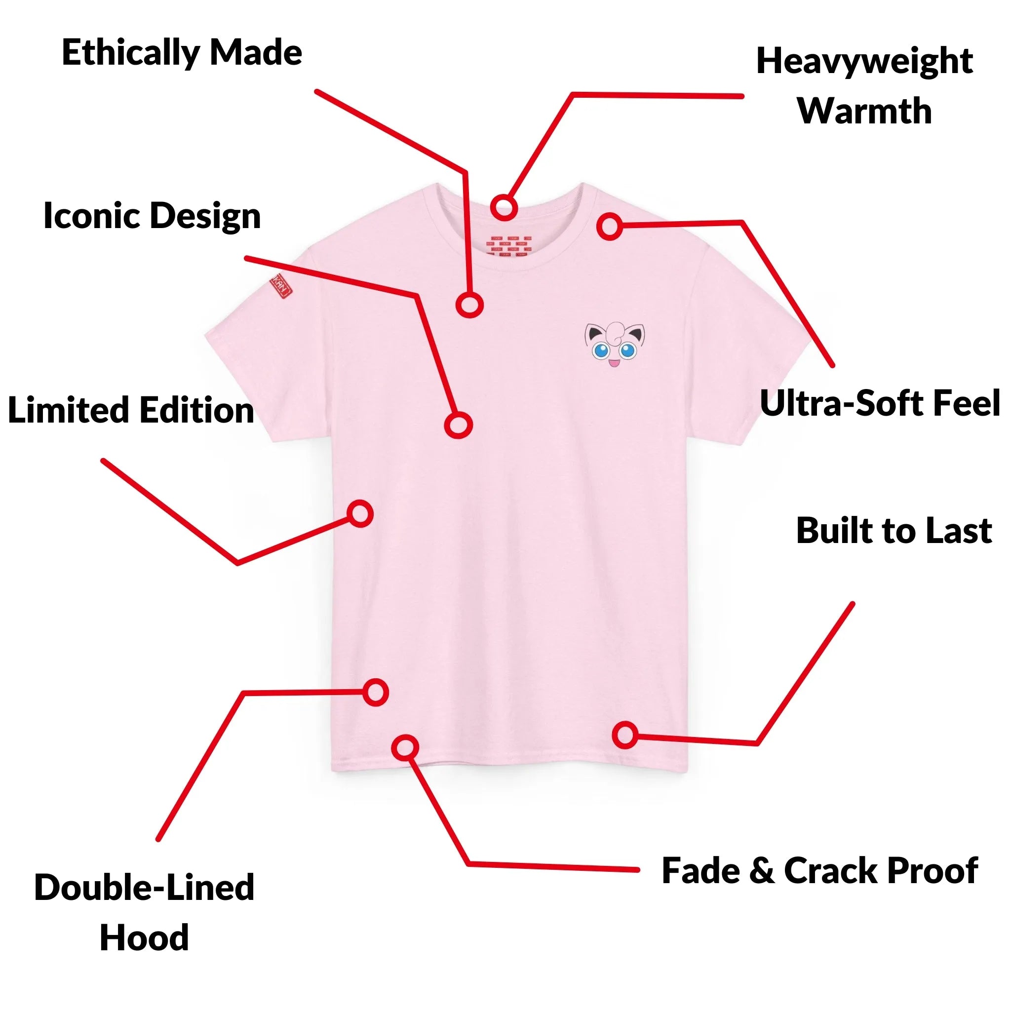 Tee | Pokemon - Jinglypuff Pink Face | Collector's Edition