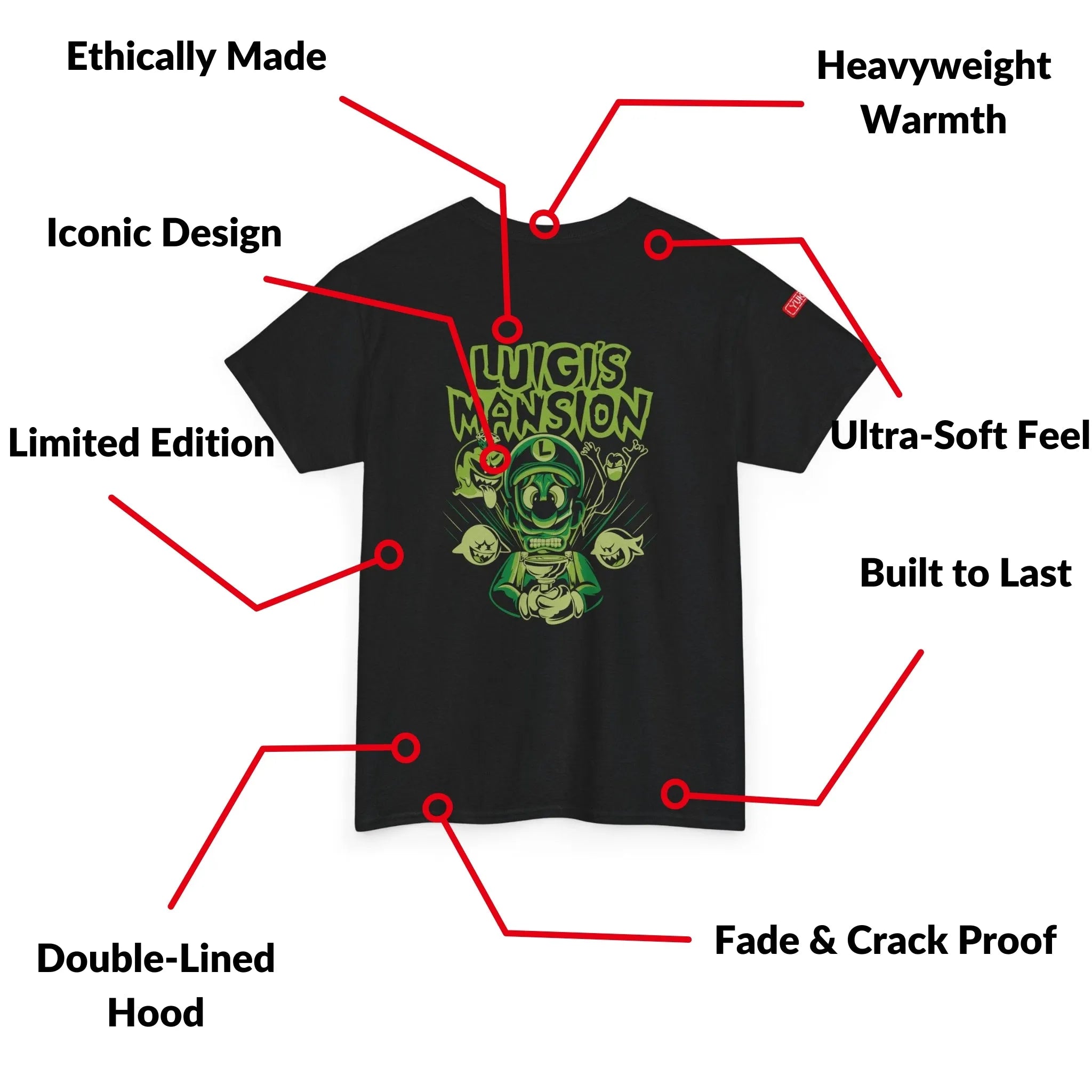 Tee | Luigi's Mansion - Green Mansion | Exclusive Drop