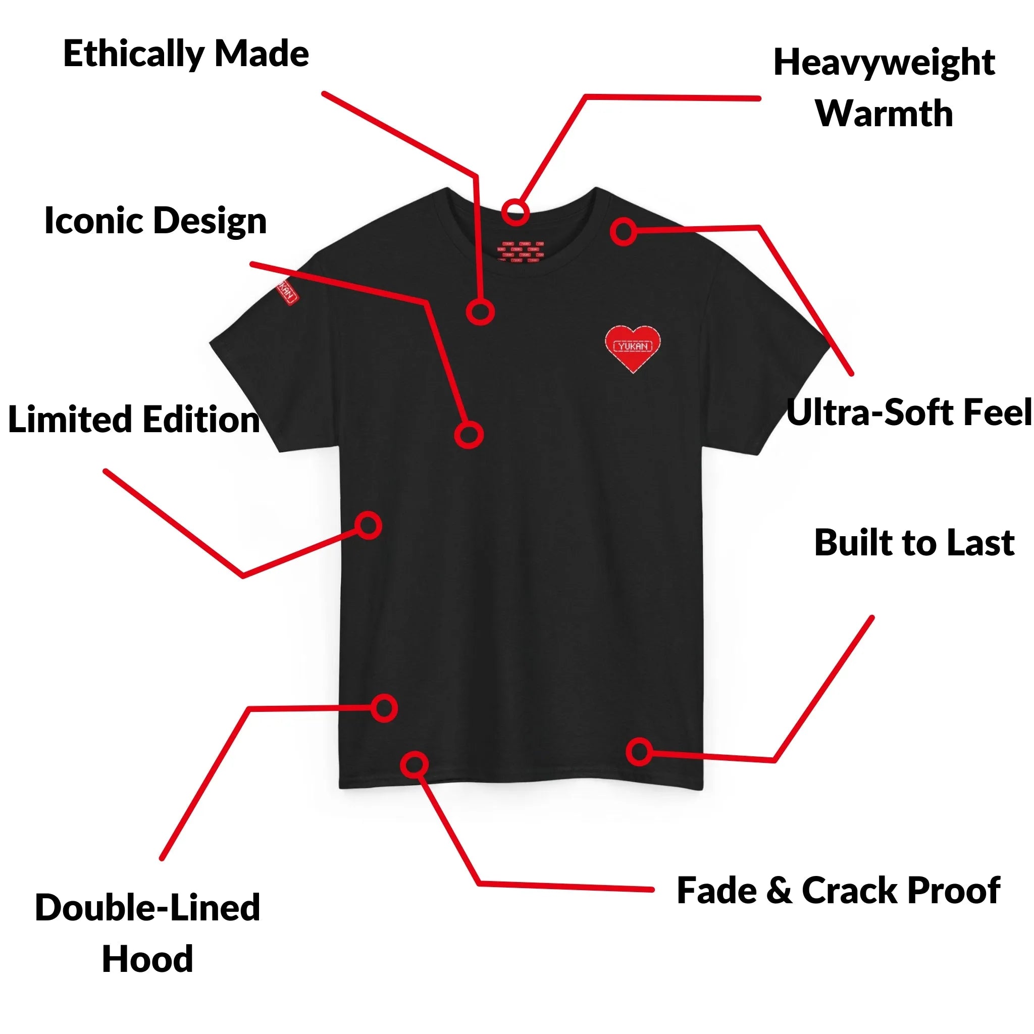 Tee | Yukan Iconic - YUKAN HEARTBEAT | Iconic Drop