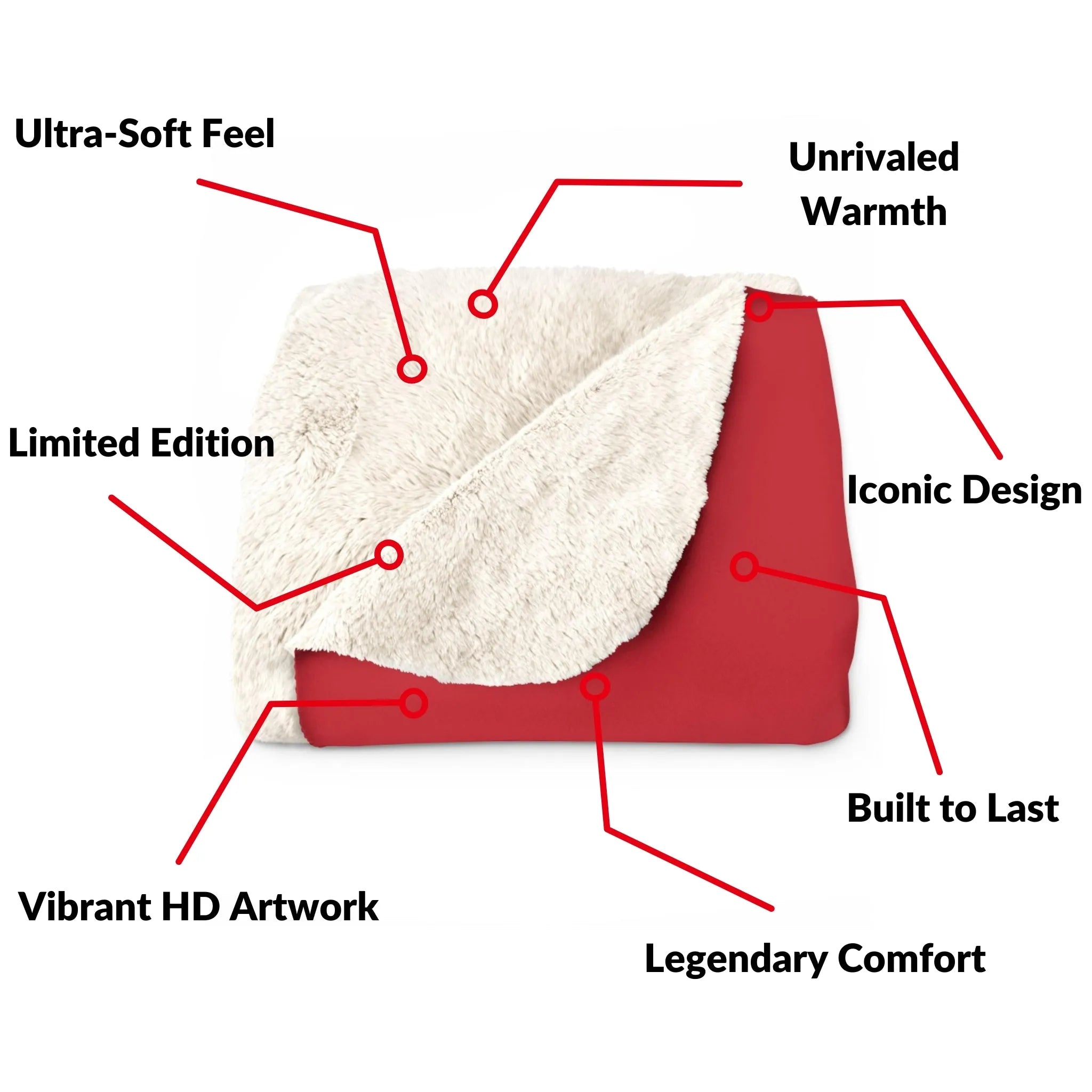 Ultra-Plush Warm Blanket | Demon Slayer - Tengu Mask | Iconic Design